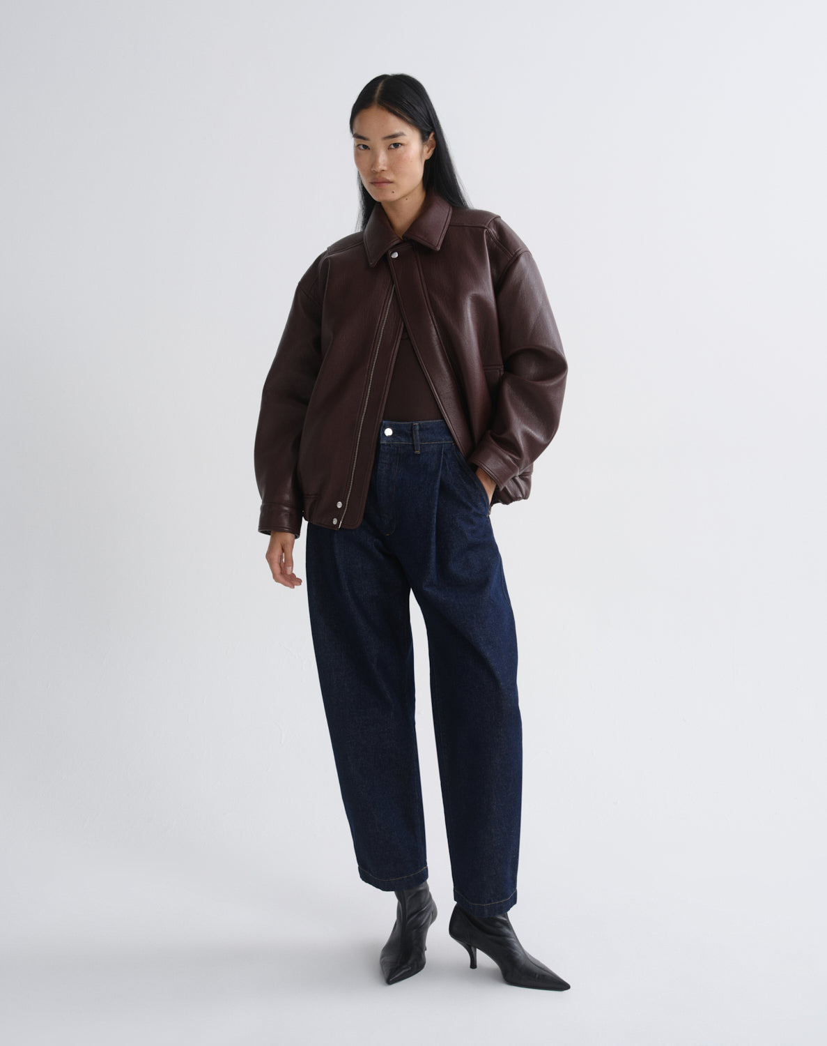 agolde-ona-bomber-jacke-falun-burgunder-braun image 4