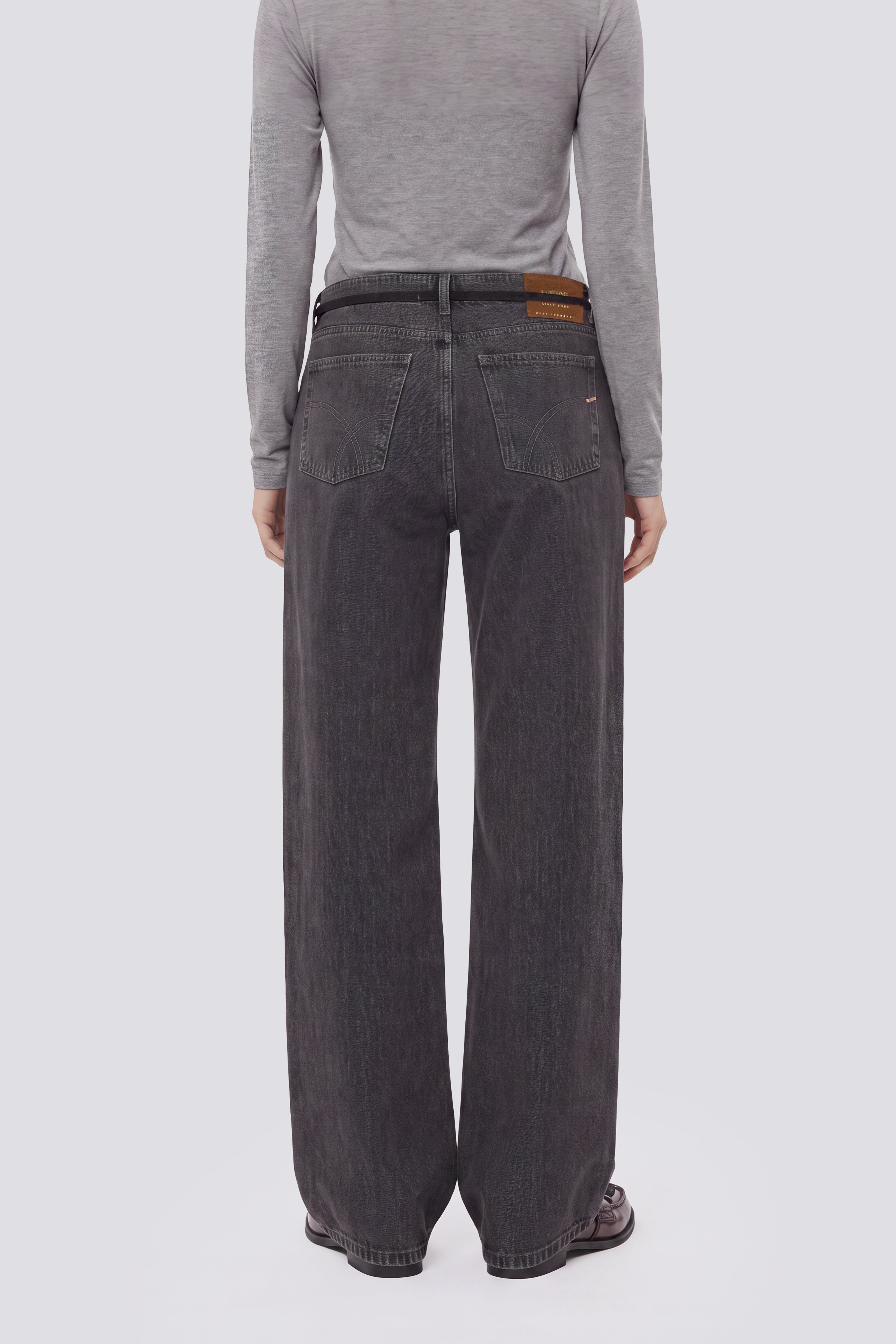 gas-fara-13bm-damen-jeans-wide-fit-schwarzes-denim image 4