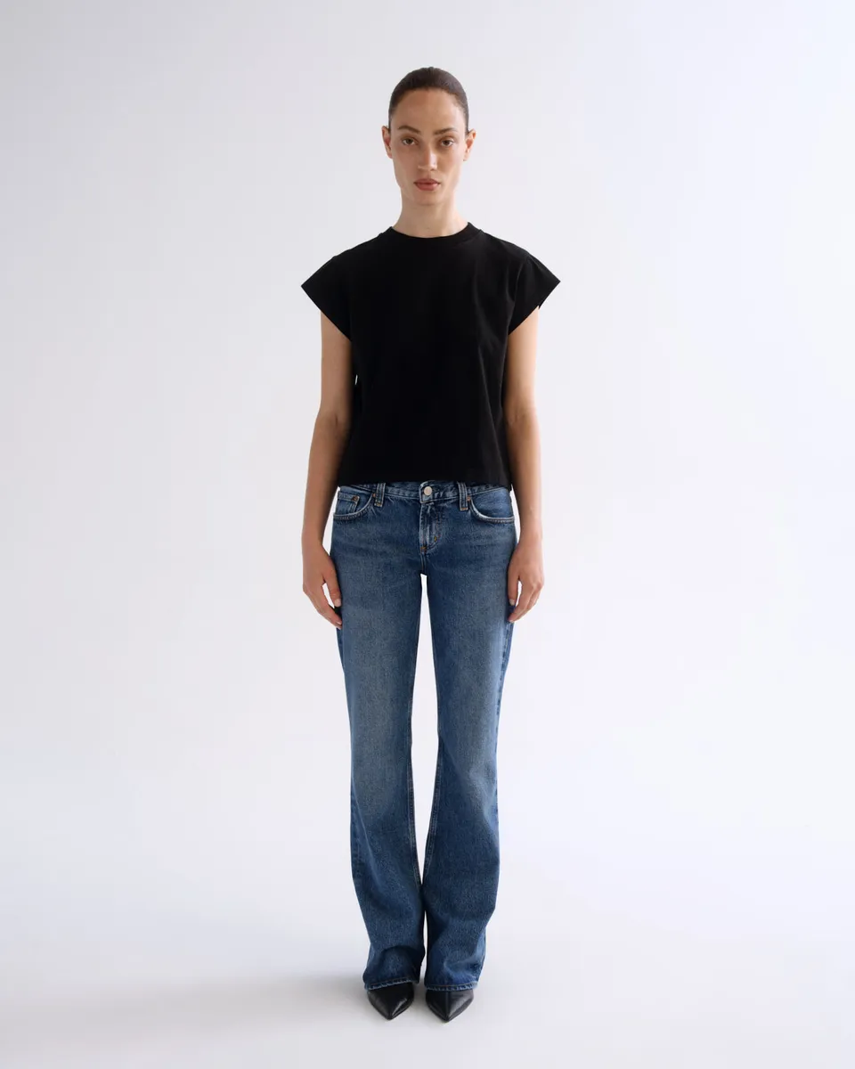 agolde-low-rise-boot-margin-bootcut-jeans-damen-dunkelblau image 1