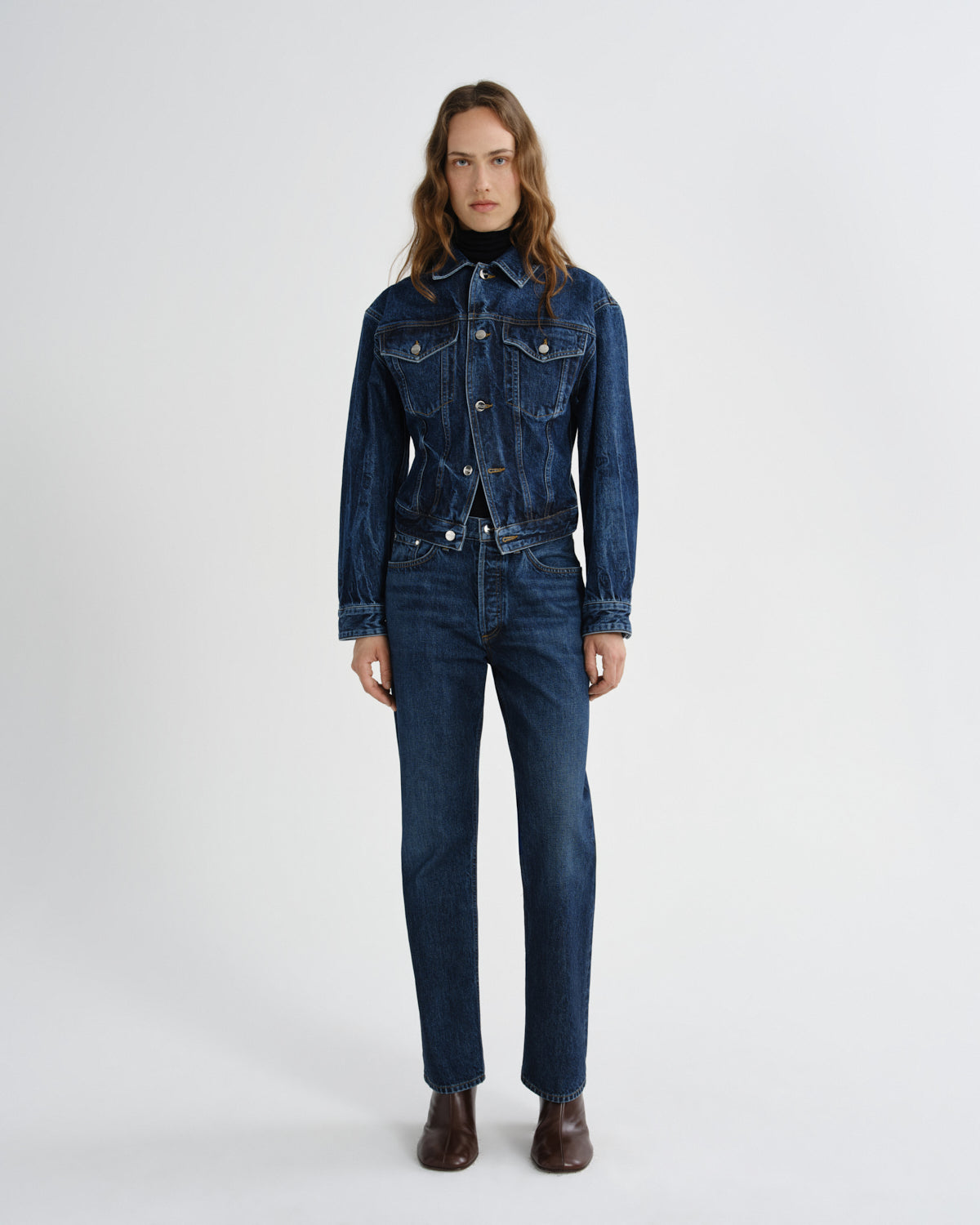 agolde-lana-jean-covell-damen-jeans-dunkles-indigo image 1