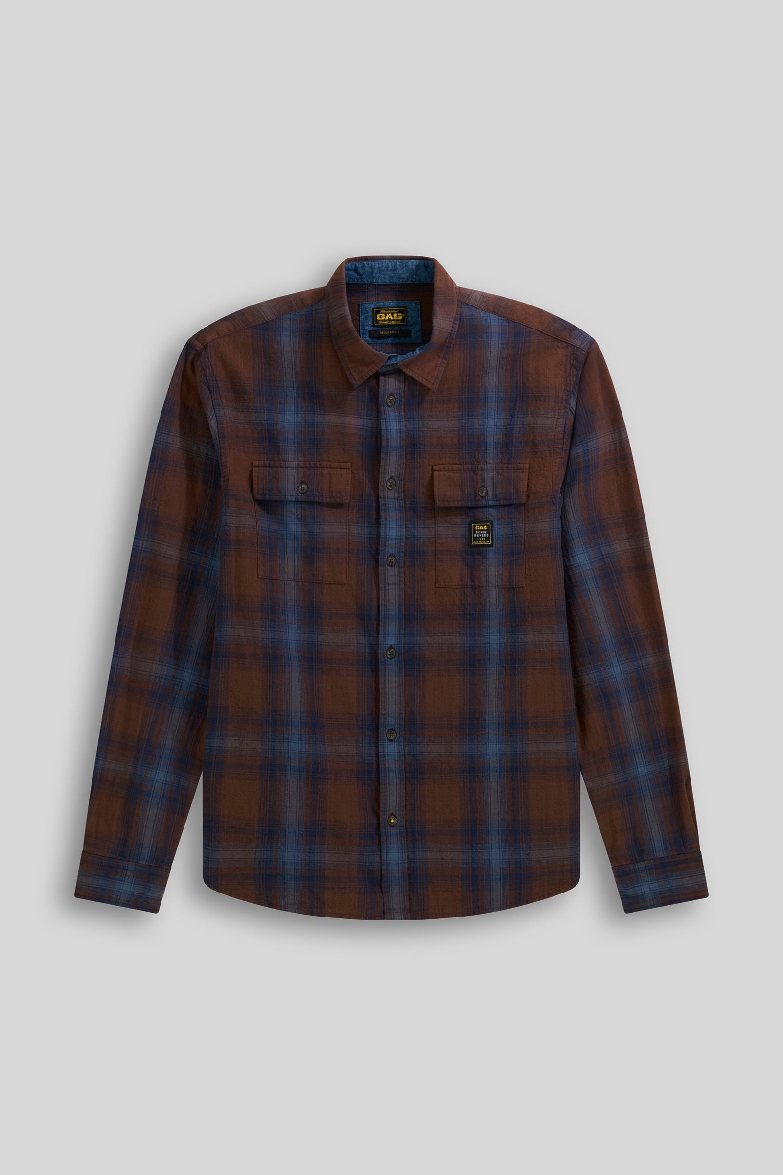 gas-noll-wk-shirt-ck51-herrenhemd-kariert-regular-fit-baumwolle image 5