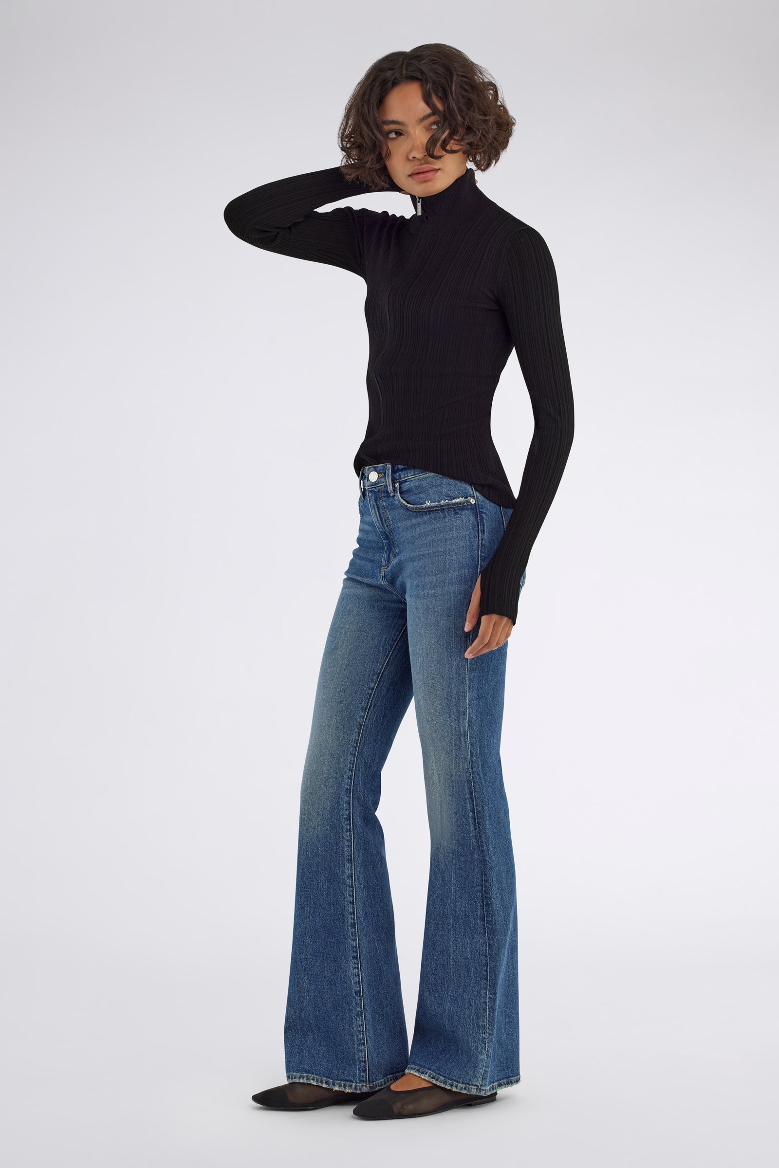 gas-camilia-z-69md-flare-jeans-damen-indigo-high-waist image 1