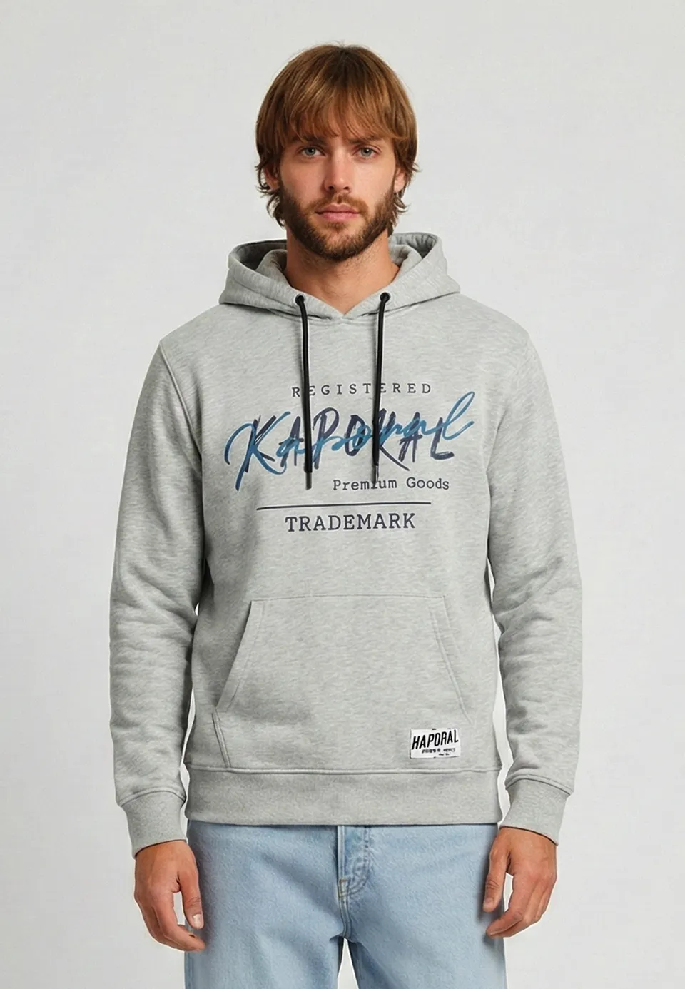 kaporal-katum-hoodie-herren-grau-baumwollmix image 1