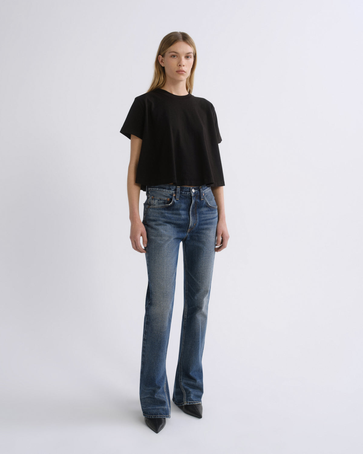 agolde-mid-rise-kick-boot-jeans-damen-stencil image 3