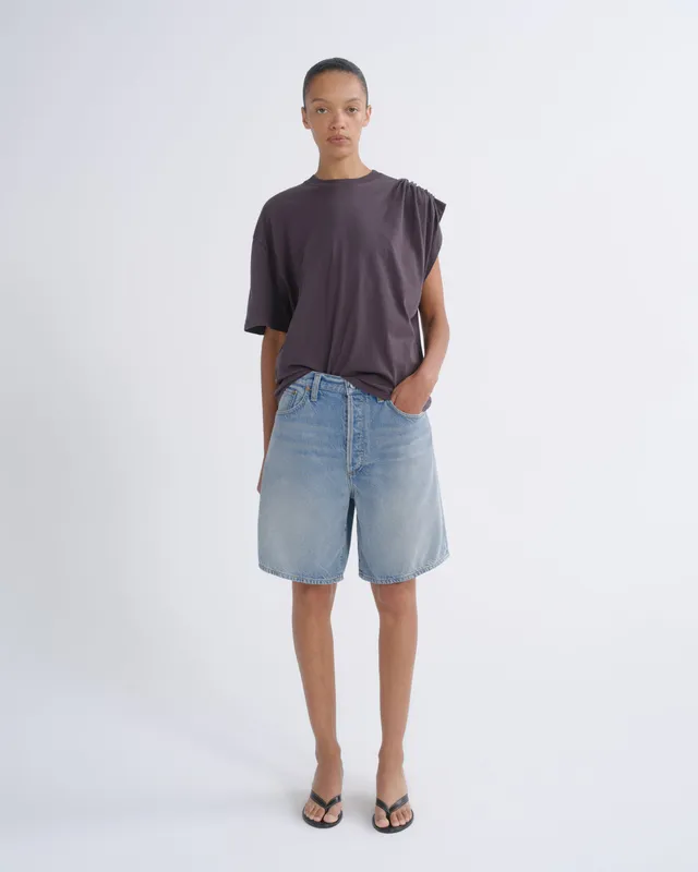 agolde-indra-short-flyweight-shorts-reset-indigo-damen image 1