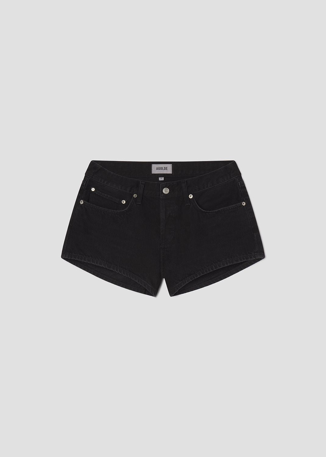 agolde-low-rise-parker-short-phase-schwarz image 5