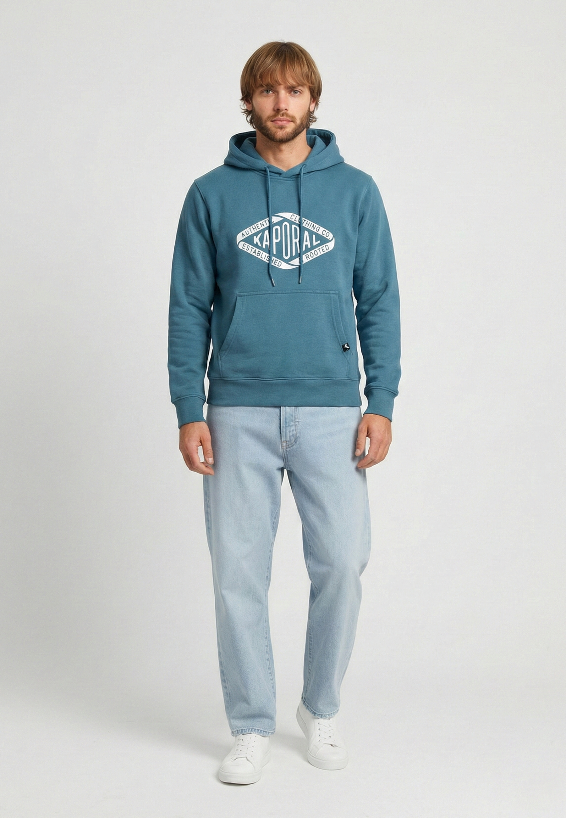 kaporal-benni-hoodie-herren-leuchtend-blau-regular image 2