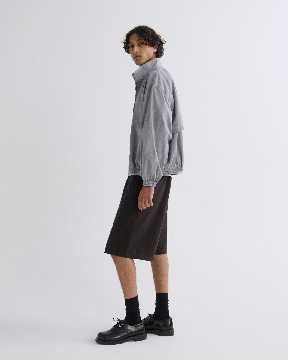 agolde-marshall-creased-counter-windjacke-grau image 5