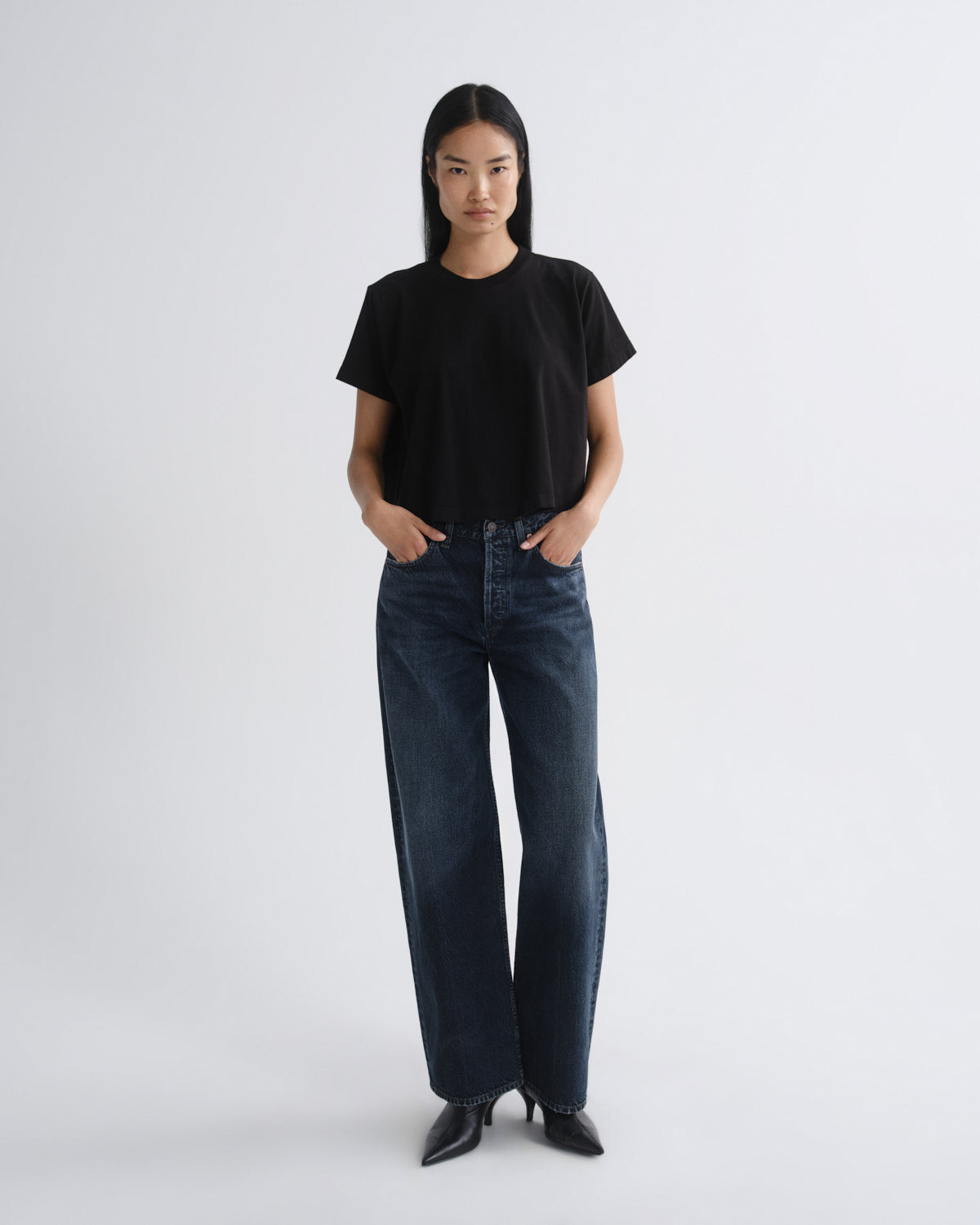 agolde-arc-jean-32-central-damenjeans-dunkelblau image 1