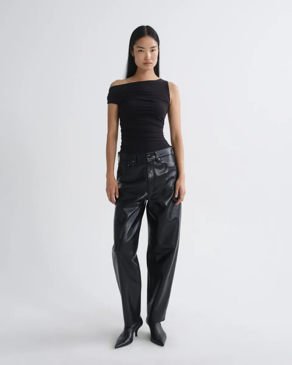 agolde-nate-jean-lederhose-detox-schwarz-recycelt image 1