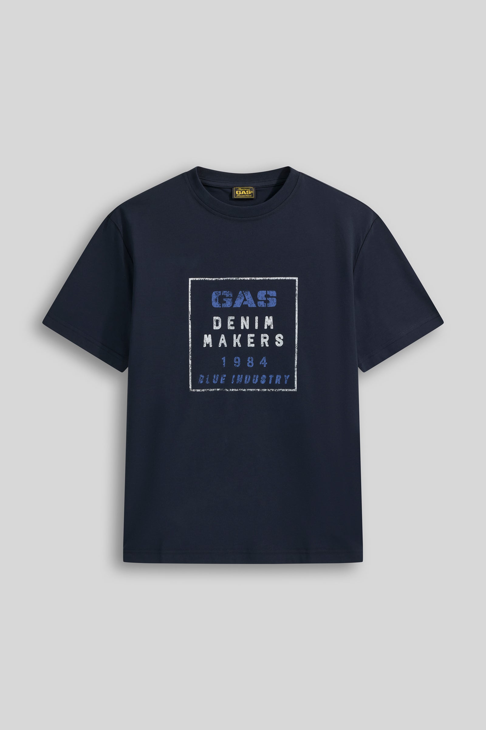 gas-dharis-m-c-blue-4706-t-shirt-herren-baumwolle image 5