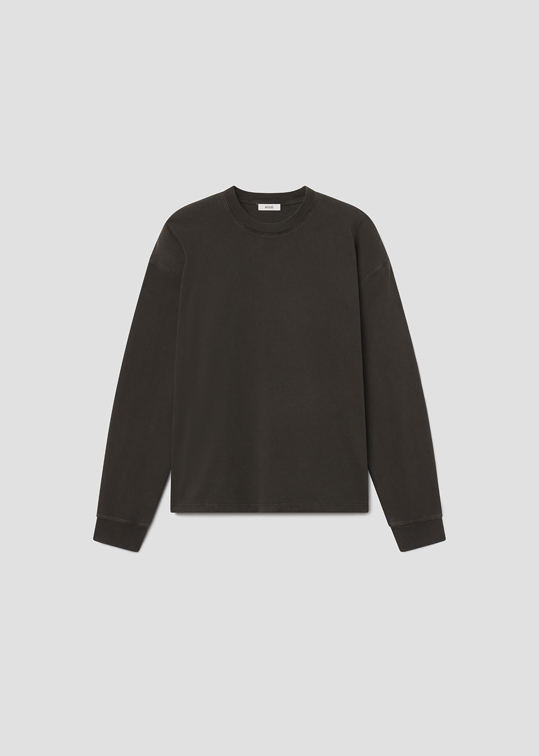 agolde-asha-long-sleeve-mock-neck-tee-fracture-grau image 6