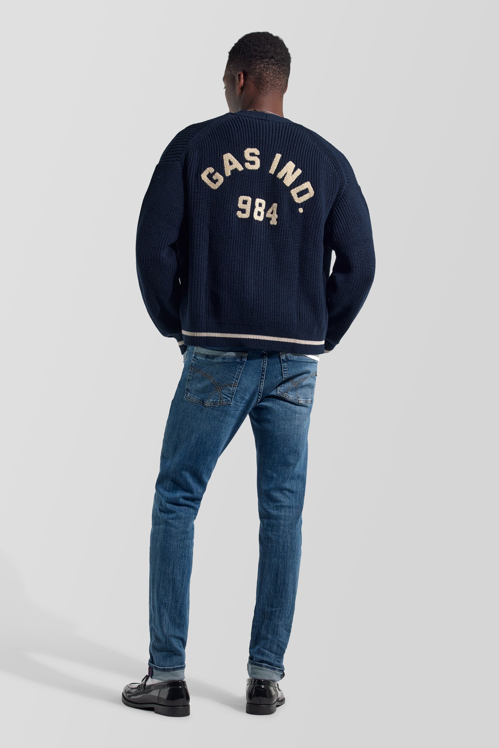 gas-niky-card-4706-herren-cardigan-college-baumwollmix image 2