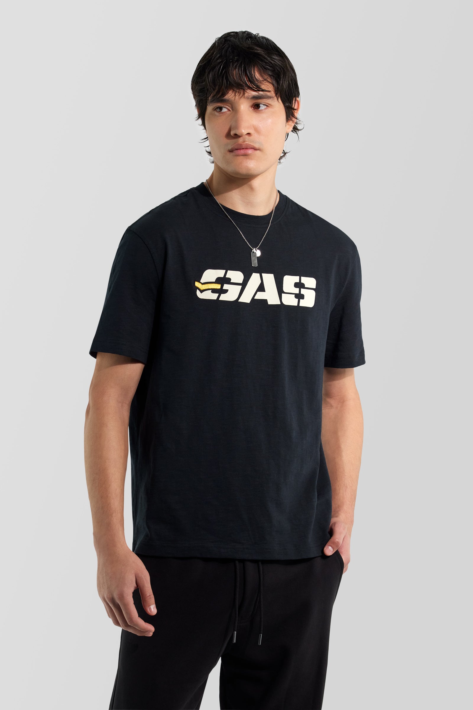 gas-dharis-m-c-0200-t-shirt-herren-regular-logo-stick image 1