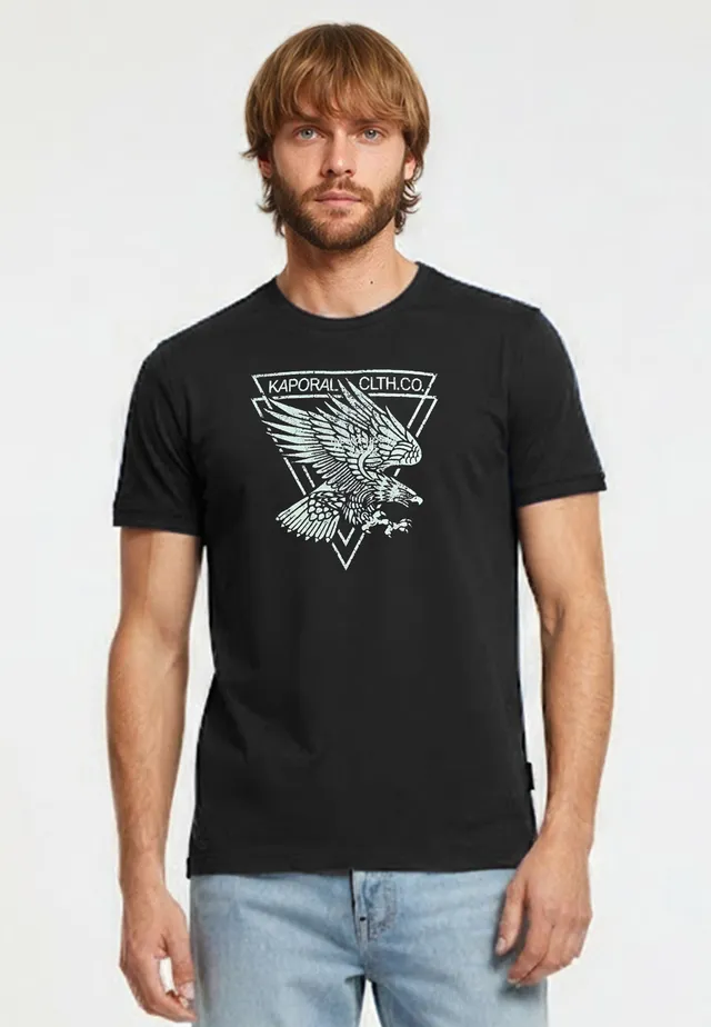 kaporal-eagle-t-shirt-herren-schwarz-adler-regular image 1