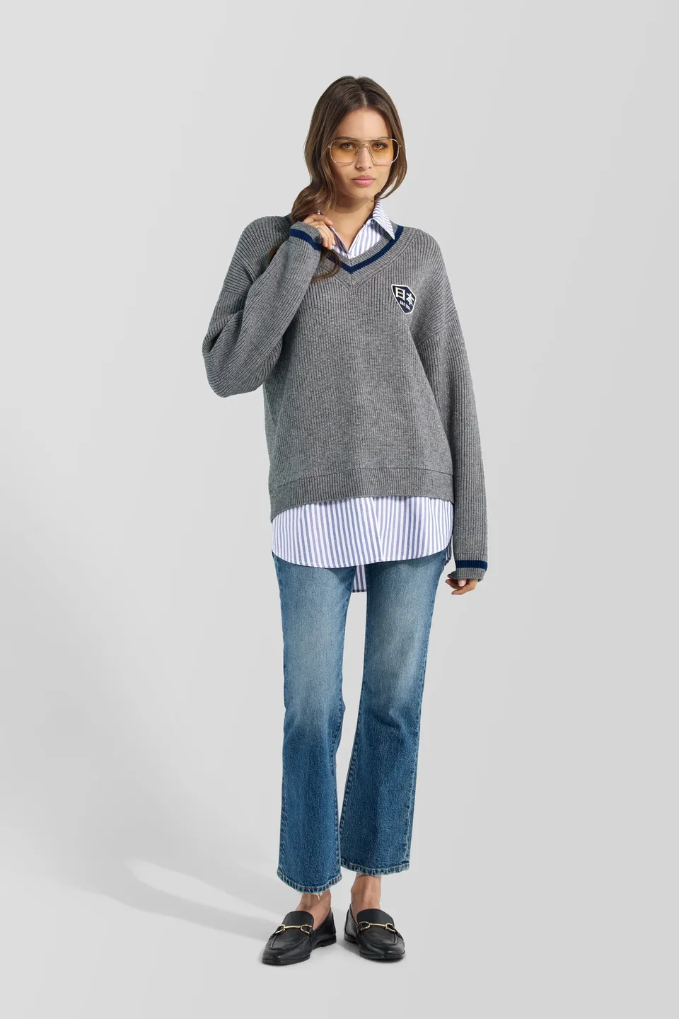 gas-kate-costumized-2937-damen-strickpullover-v-ausschnitt image 1
