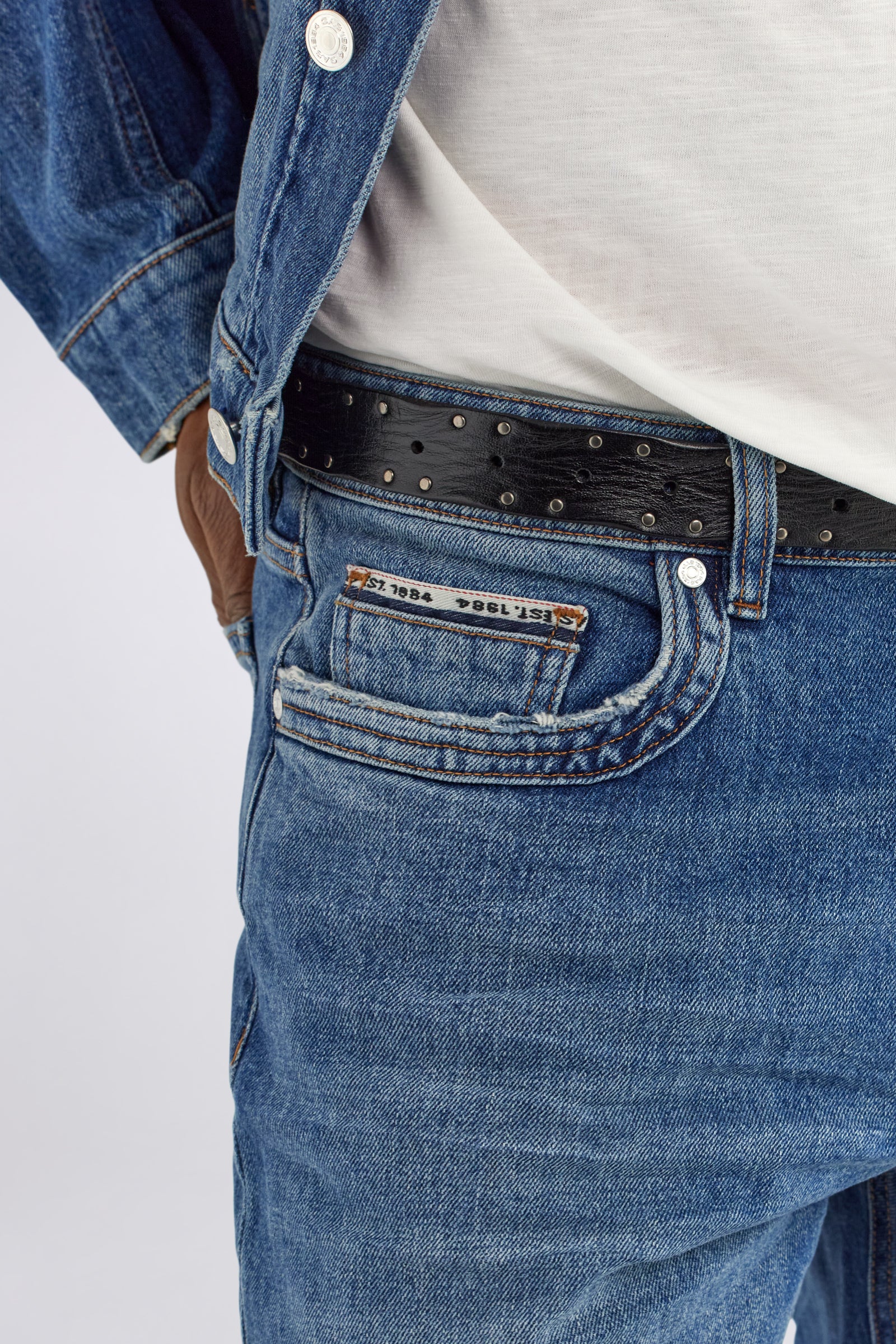 gas-tar-53md-jeans-herren-tapered-indigo-stone-wash image 3
