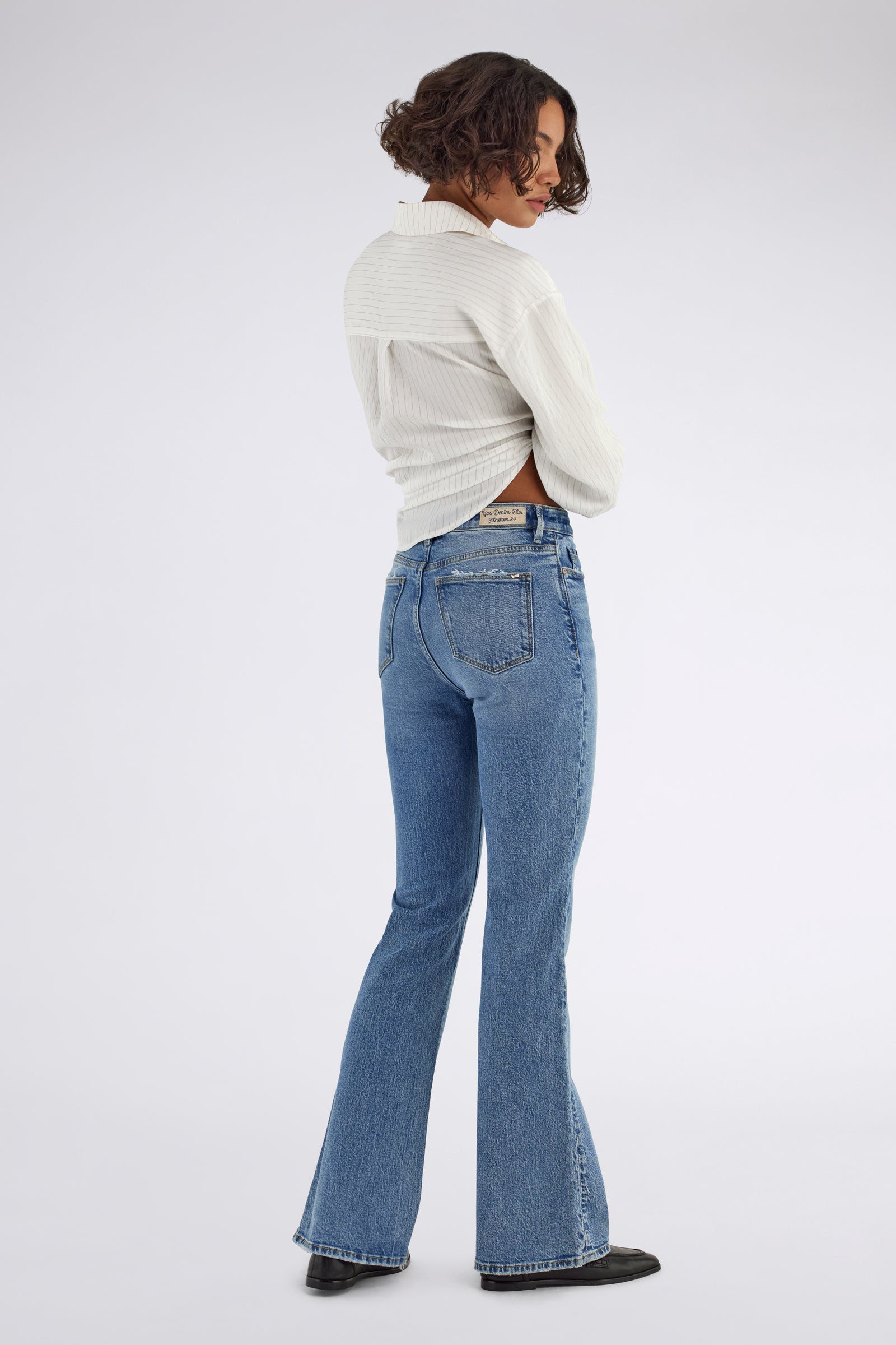 gas-camilia-z-b-69mm-flare-jeans-damen-stone-wash image 2