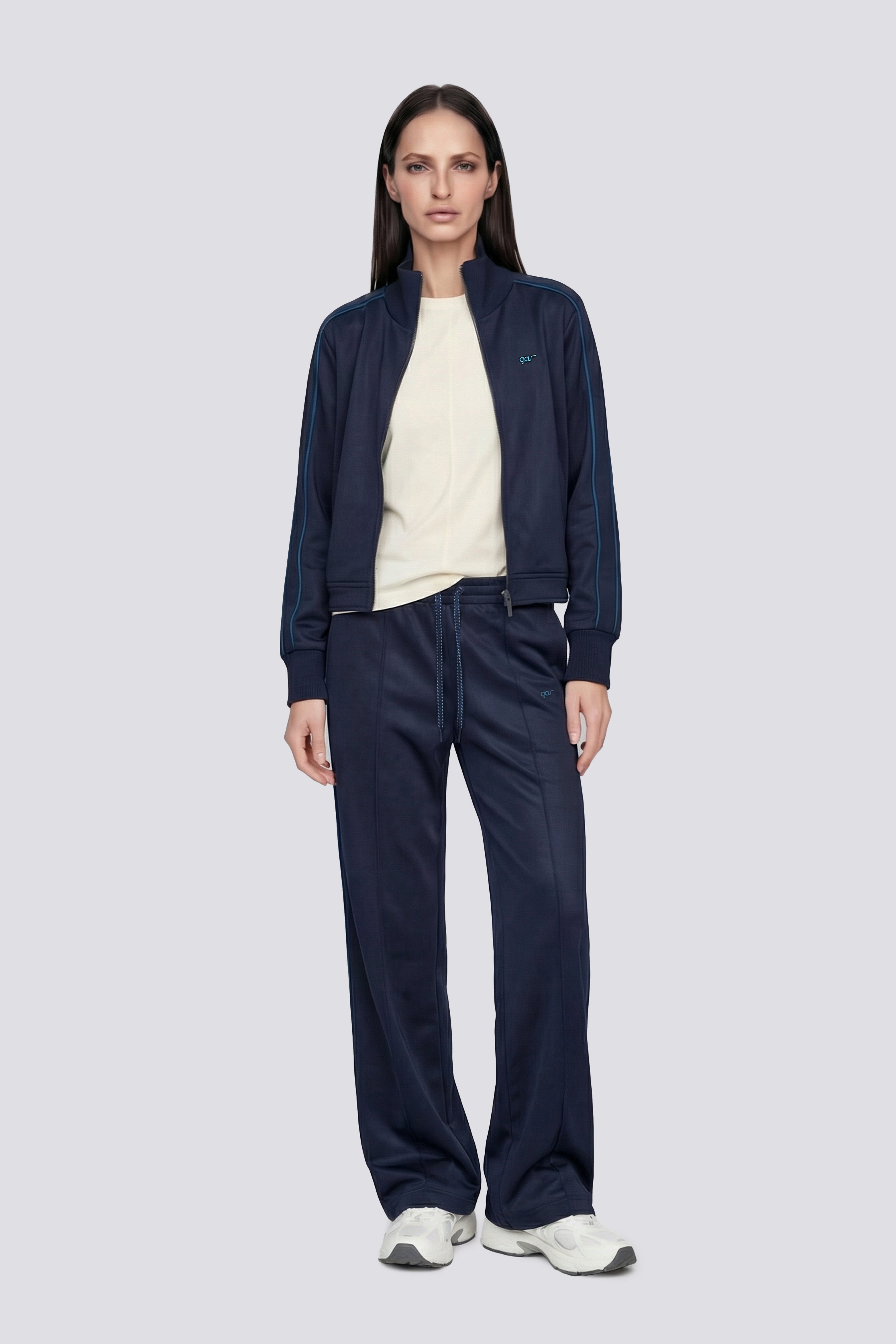 gas-tenny-jacket-zip-4706-damen-sweatjacke-slim-fit image 1