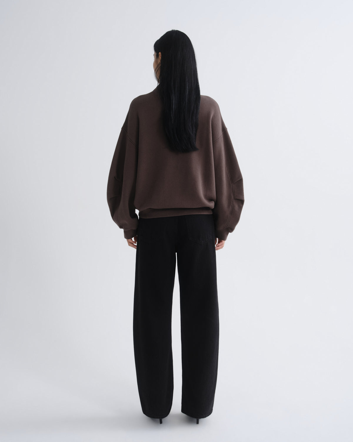 agolde-jenning-sweatshirt-bracken-damen-braun image 2