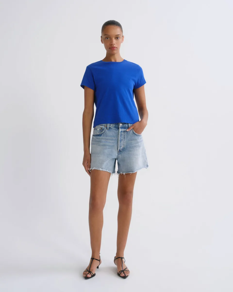 agolde-nye-denim-shorts-post-hellblau-indigo image 1