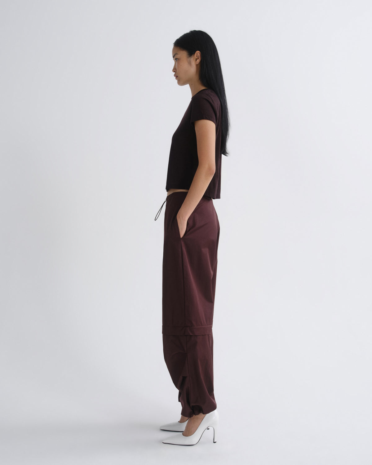 agolde-adine-shrunken-tee-t-shirt-ristretto-tencel image 3