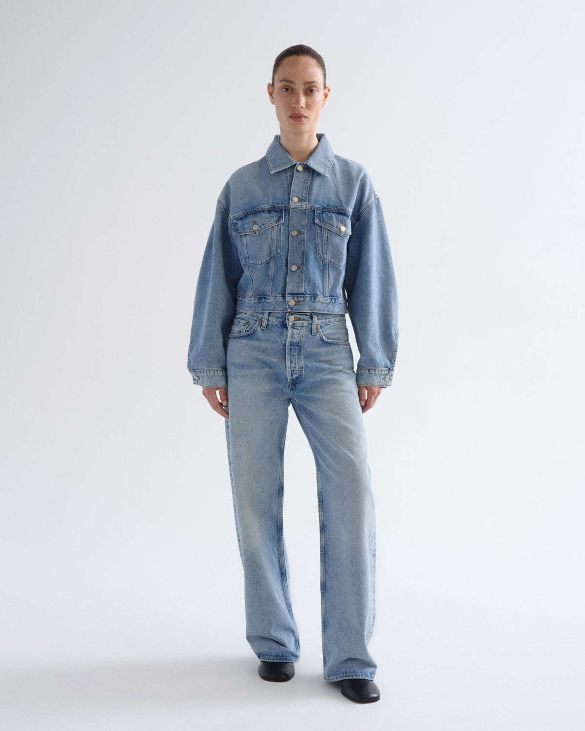 agolde-palmer-jacket-jeansjacke-space-damen image 5