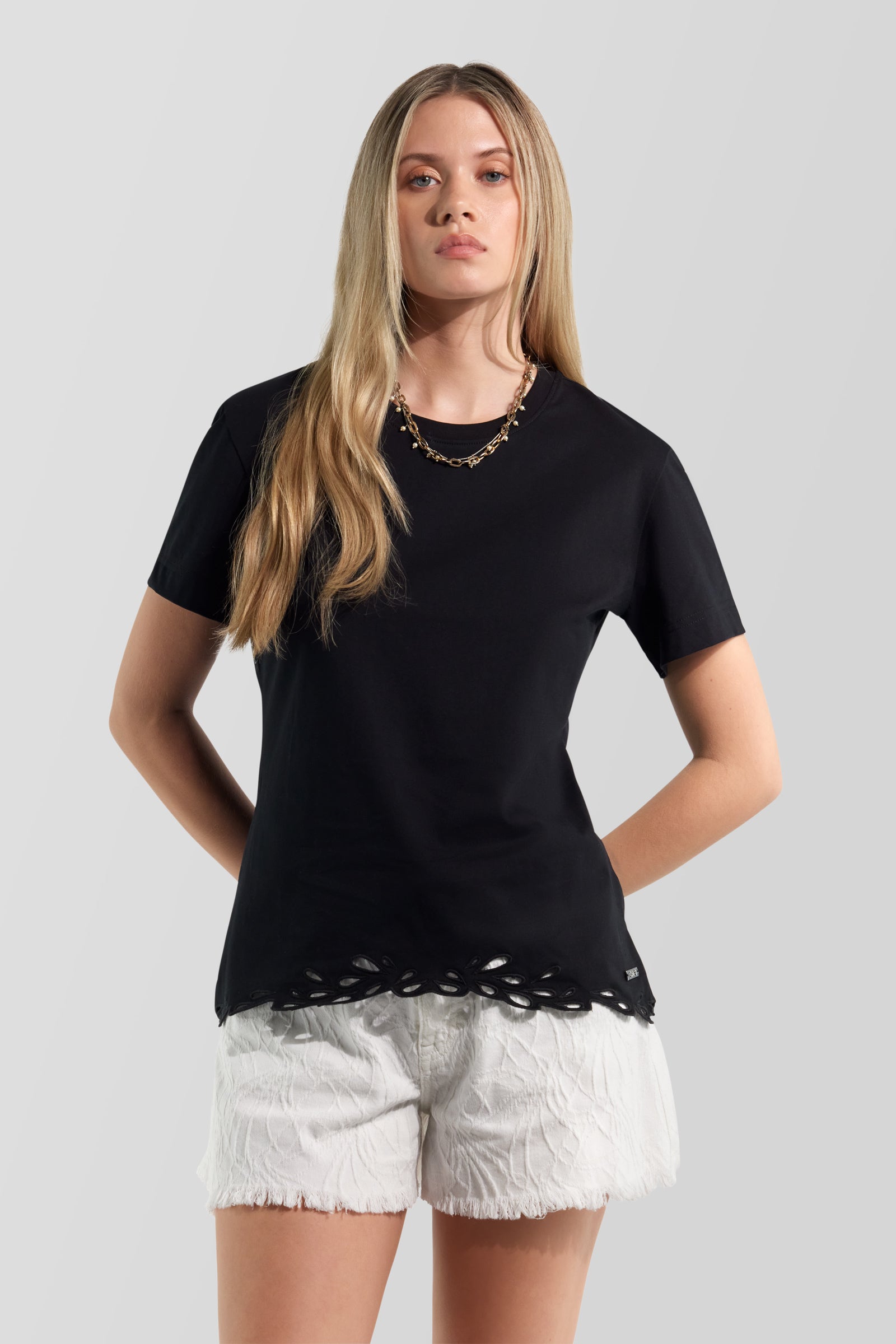 gas-hilary-leaves-0200-damen-t-shirt-regular-fit-baumwolle image 1