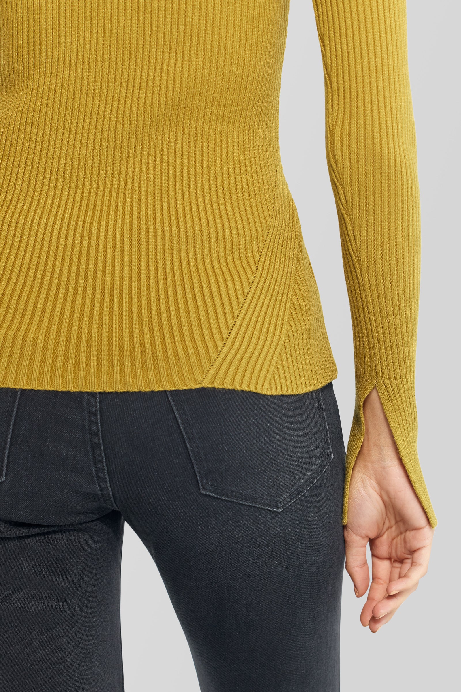 gas-luna-round-wk-3680-pullover-damen-slim-fit-ripp image 3