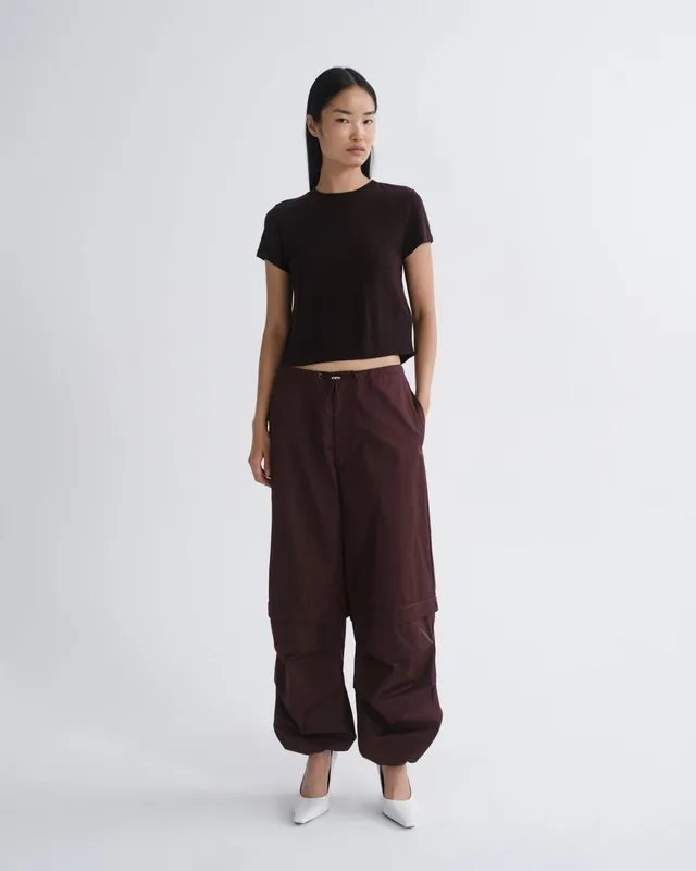 agolde-coulson-parachute-hose-cordovan-burgund image 1