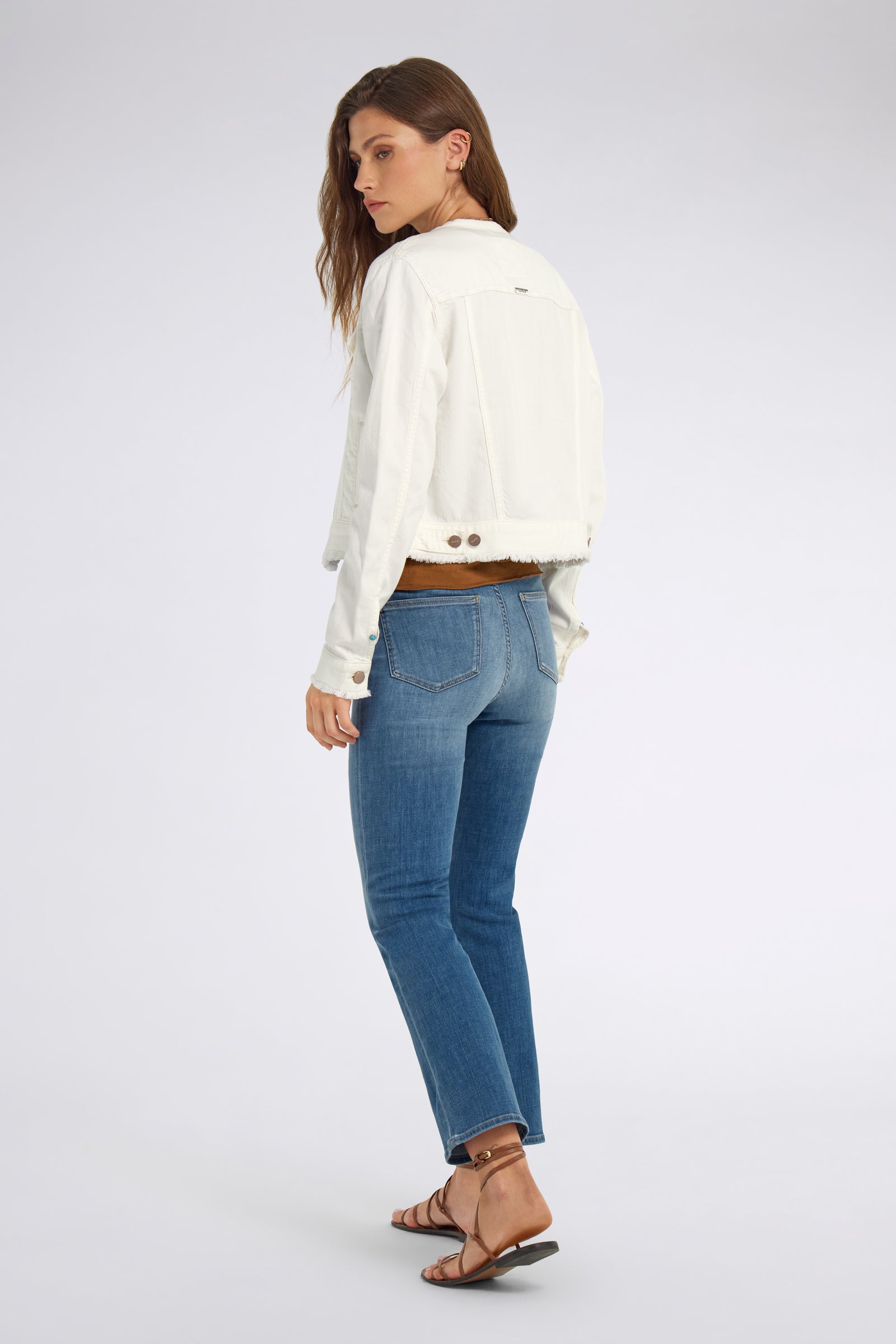 gas-star-crop-flare-68mm-skinny-jeans-damen-stone-wash image 2