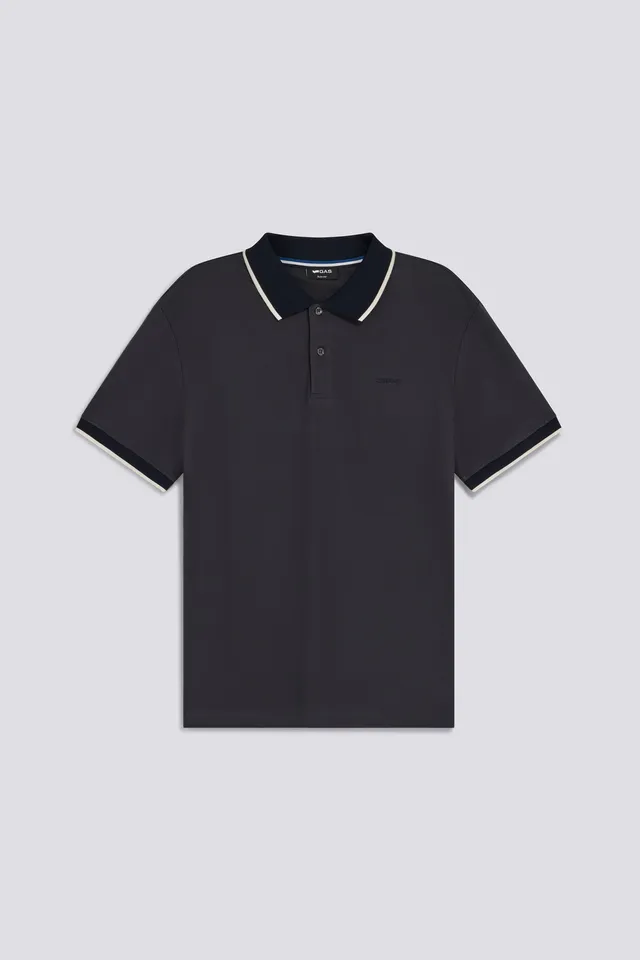 gas-ralph-rib-strip-3929-herren-polo-sticklogo-kontrast image 1