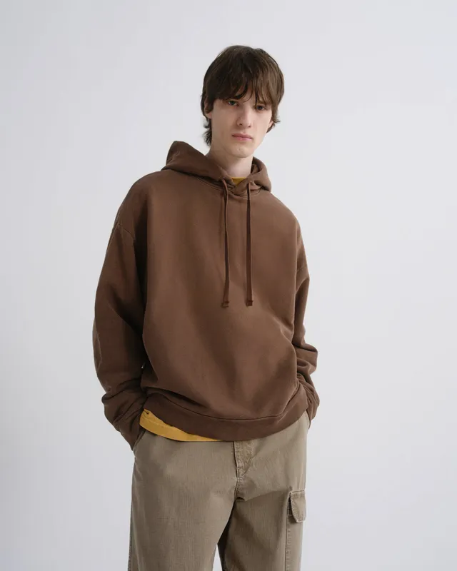 agolde-salford-hoodie-sumac-herren-kapuzenpullover-braun image 1
