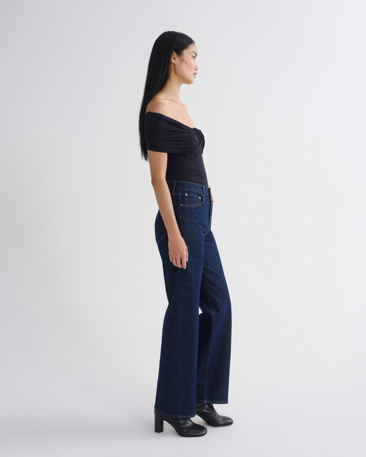 agolde-harper-straight-jean-stretch-reissue-dunkelblau image 3