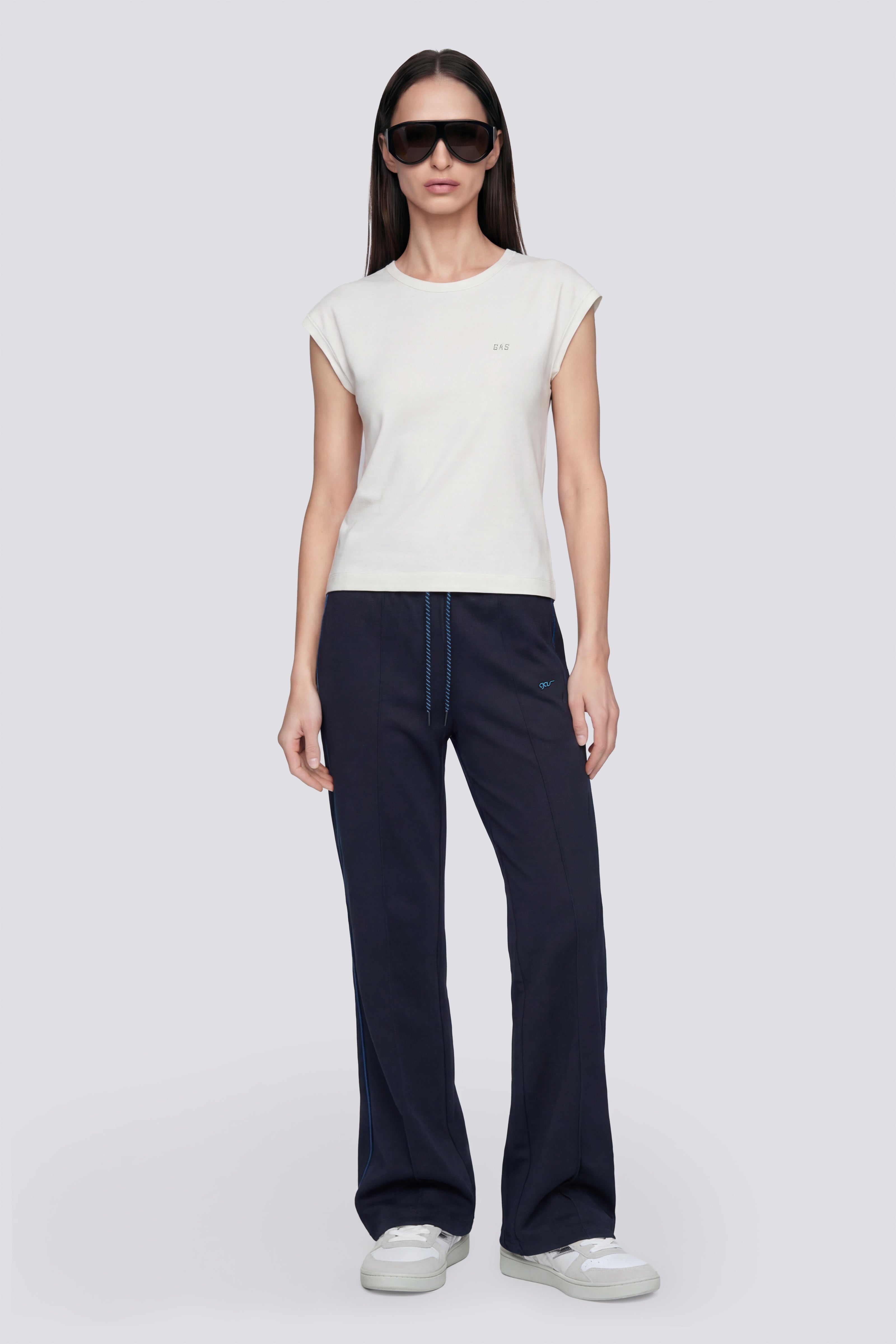 gas-hanis-c-nk-0001-t-shirt-damen-slim-fit-strass image 2