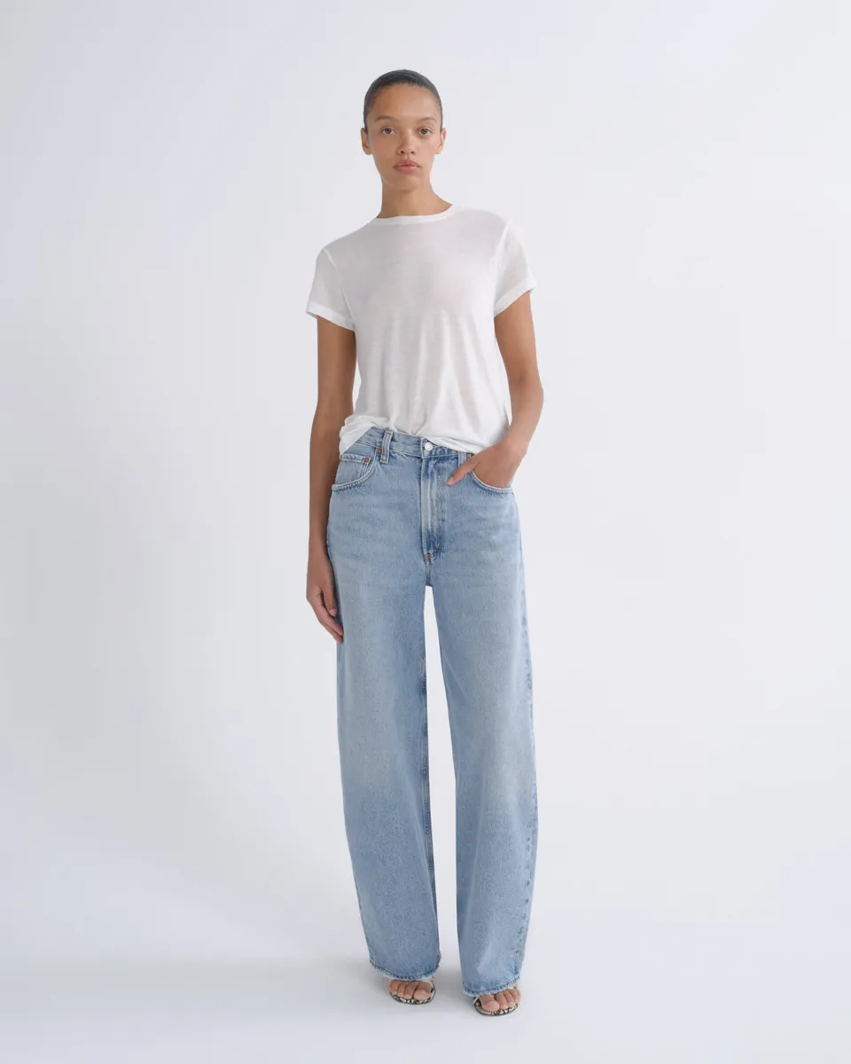 agolde-low-curve-jean-force-damen-jeans-hellblau-wide-leg image 1