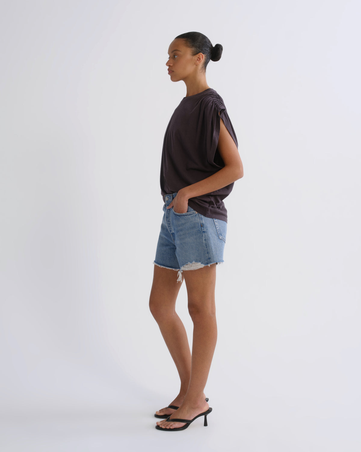 agolde-parker-long-jeansshorts-community-damen image 4