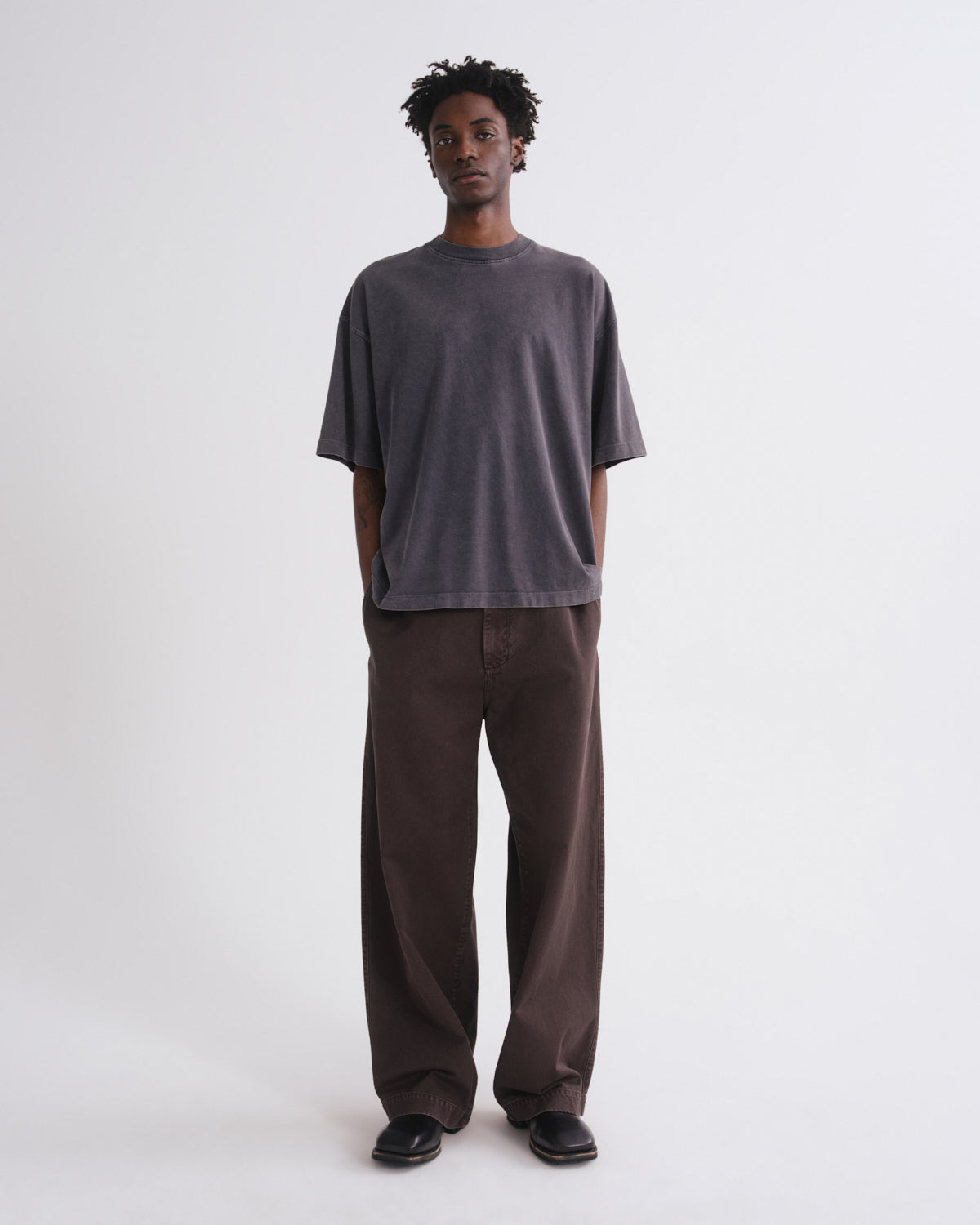 agolde-portman-tee-washed-grey-herren-grau-jersey image 3