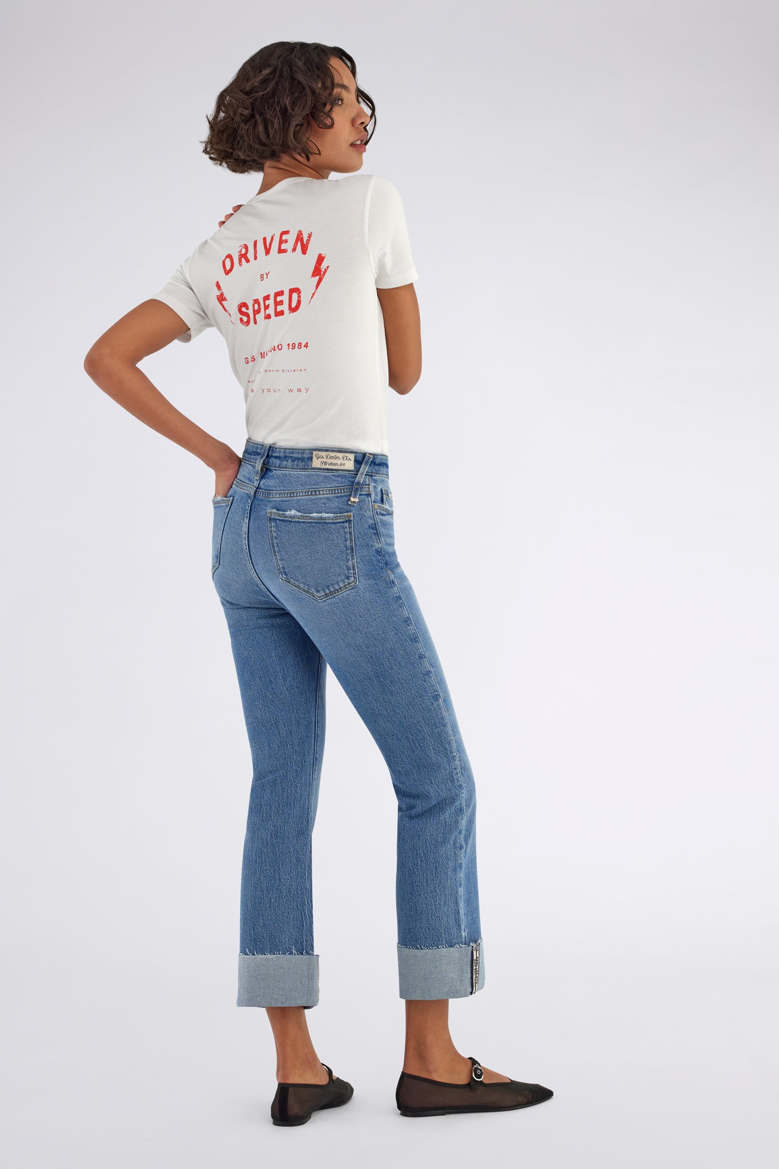 gas-telly-driven-0001-t-shirt-damen-slim-schwarz image 2