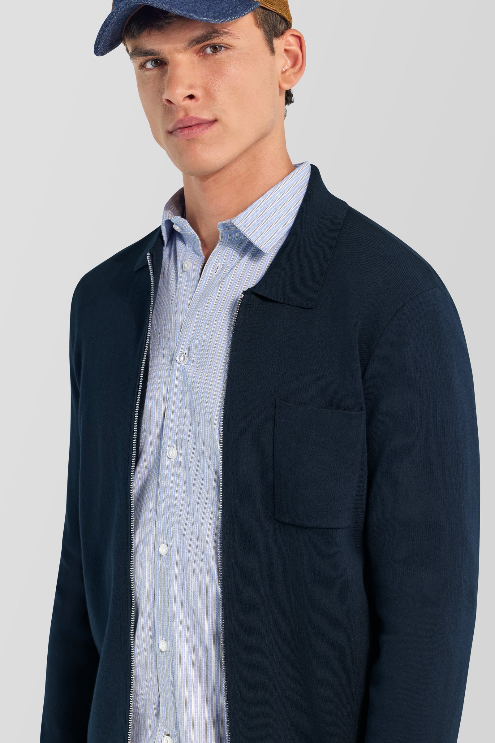 gas-thorn-zip-4706-herren-cardigan-baumwolle-full-zip image 3