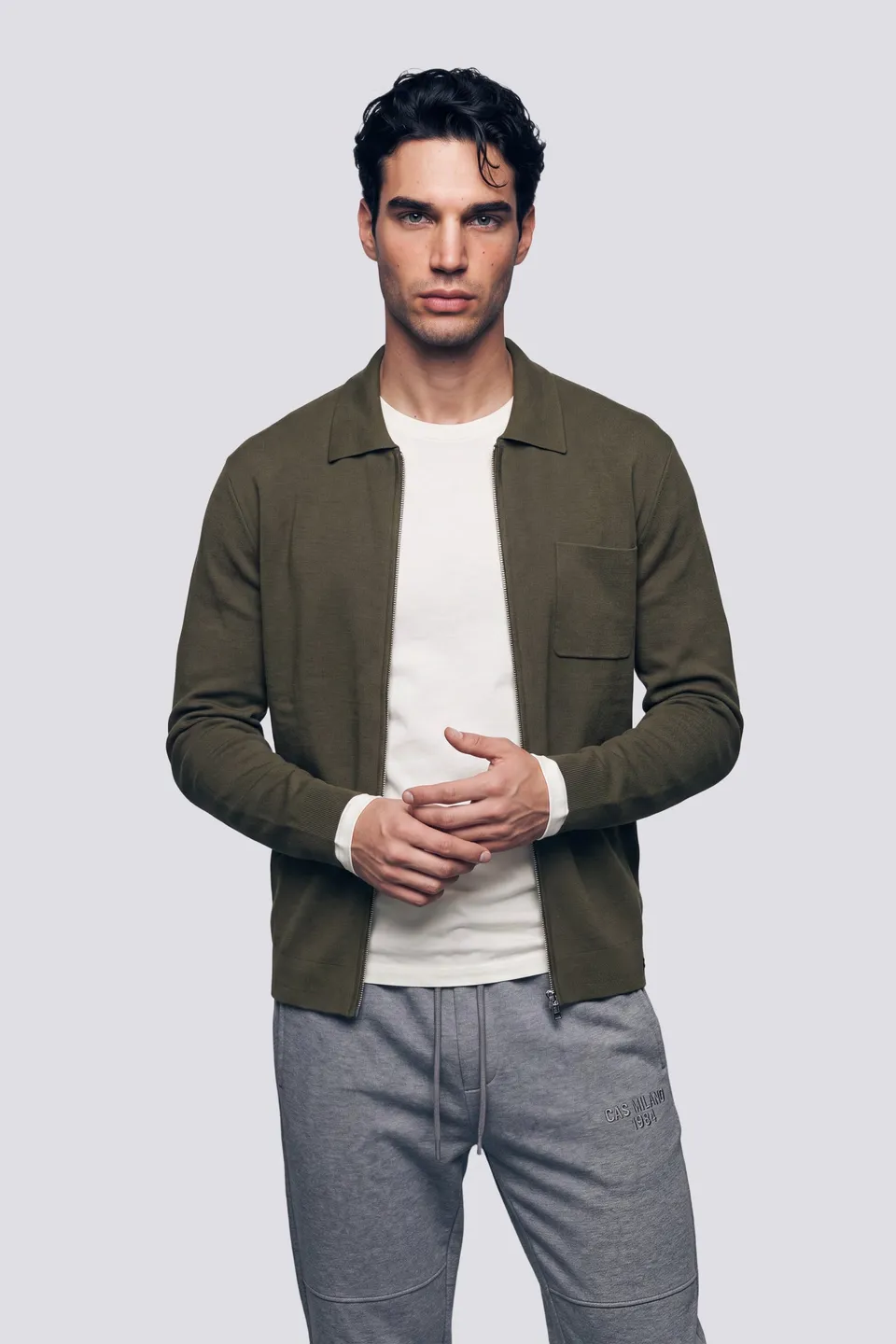 gas-thorn-zip-3653-herren-strickjacke-baumwolle-full-zip image 1