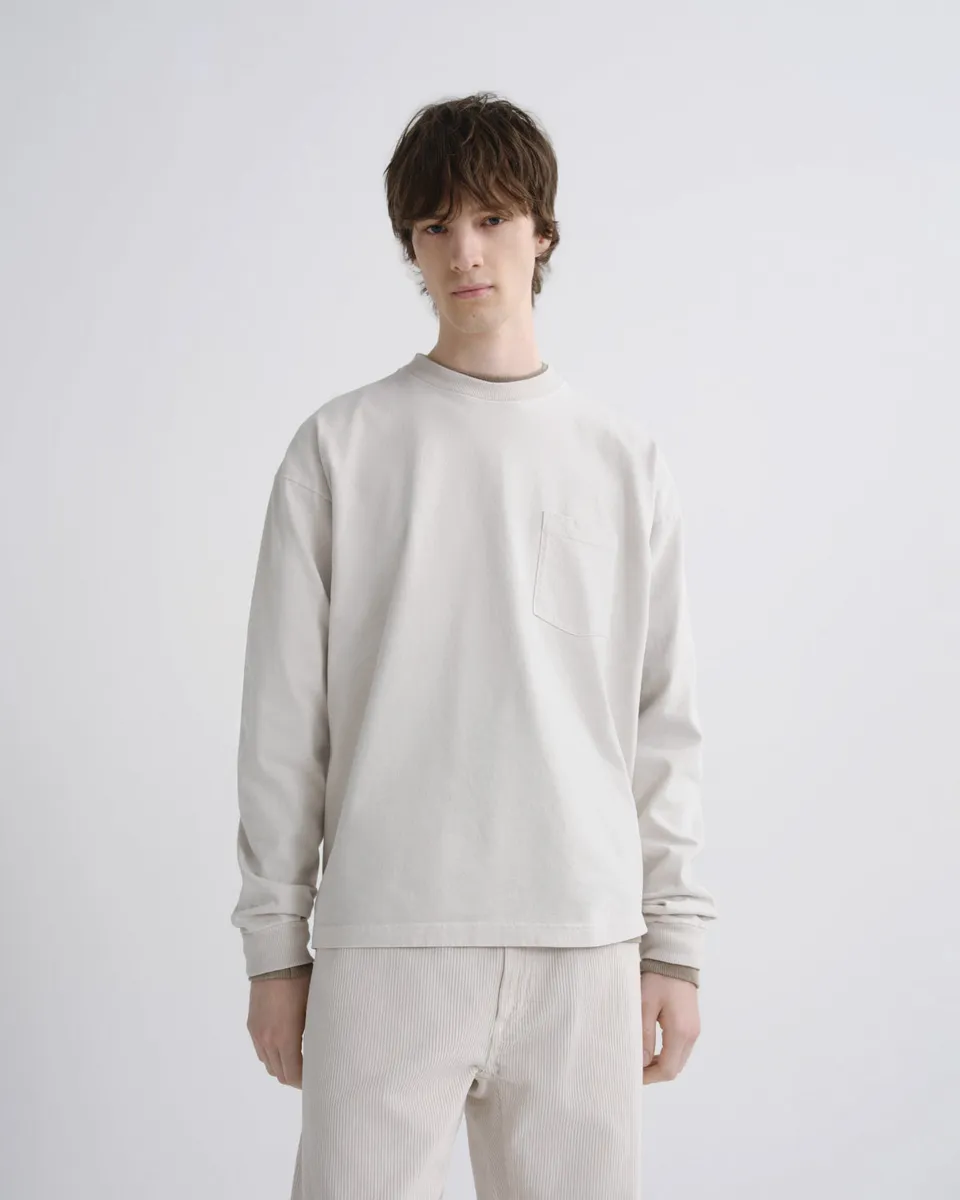 agolde-lucan-long-sleeve-tee-langarmshirt-shiro-creme image 1