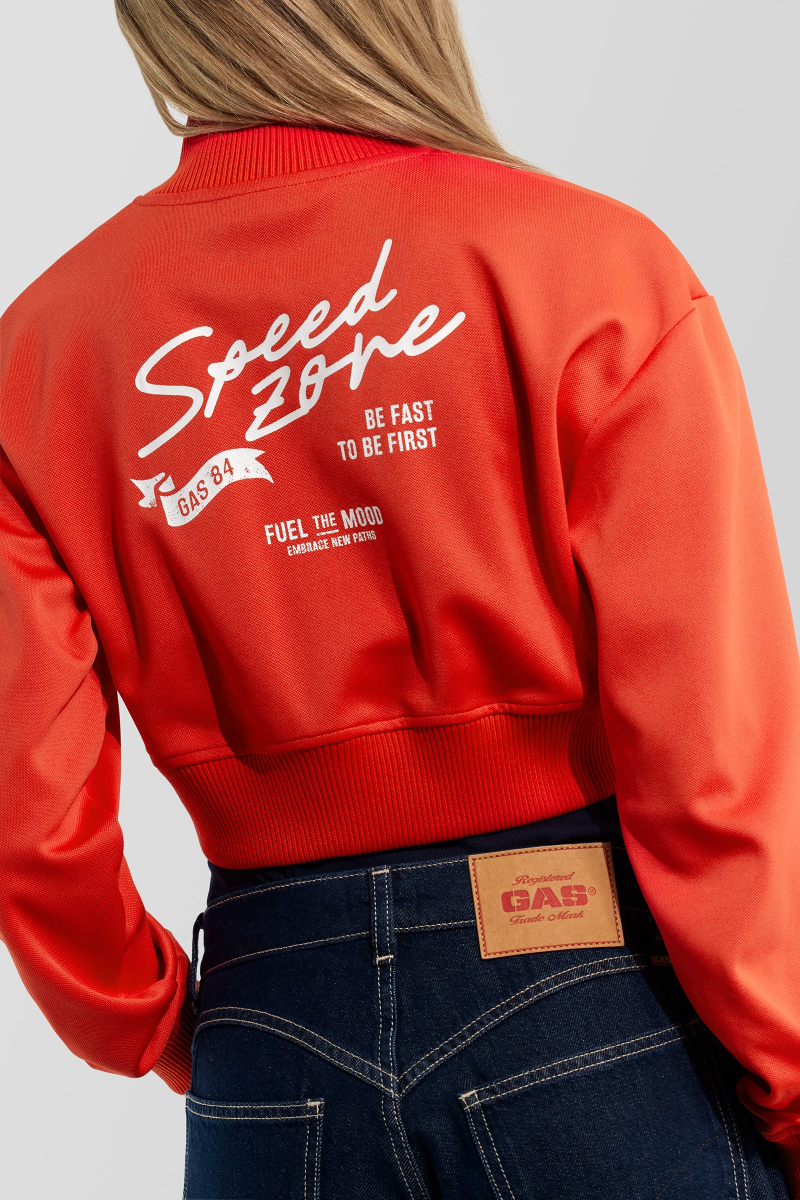 gas-jildy-crop-zip-1393-sweatjacke-damen-cropped-mit-logo image 2