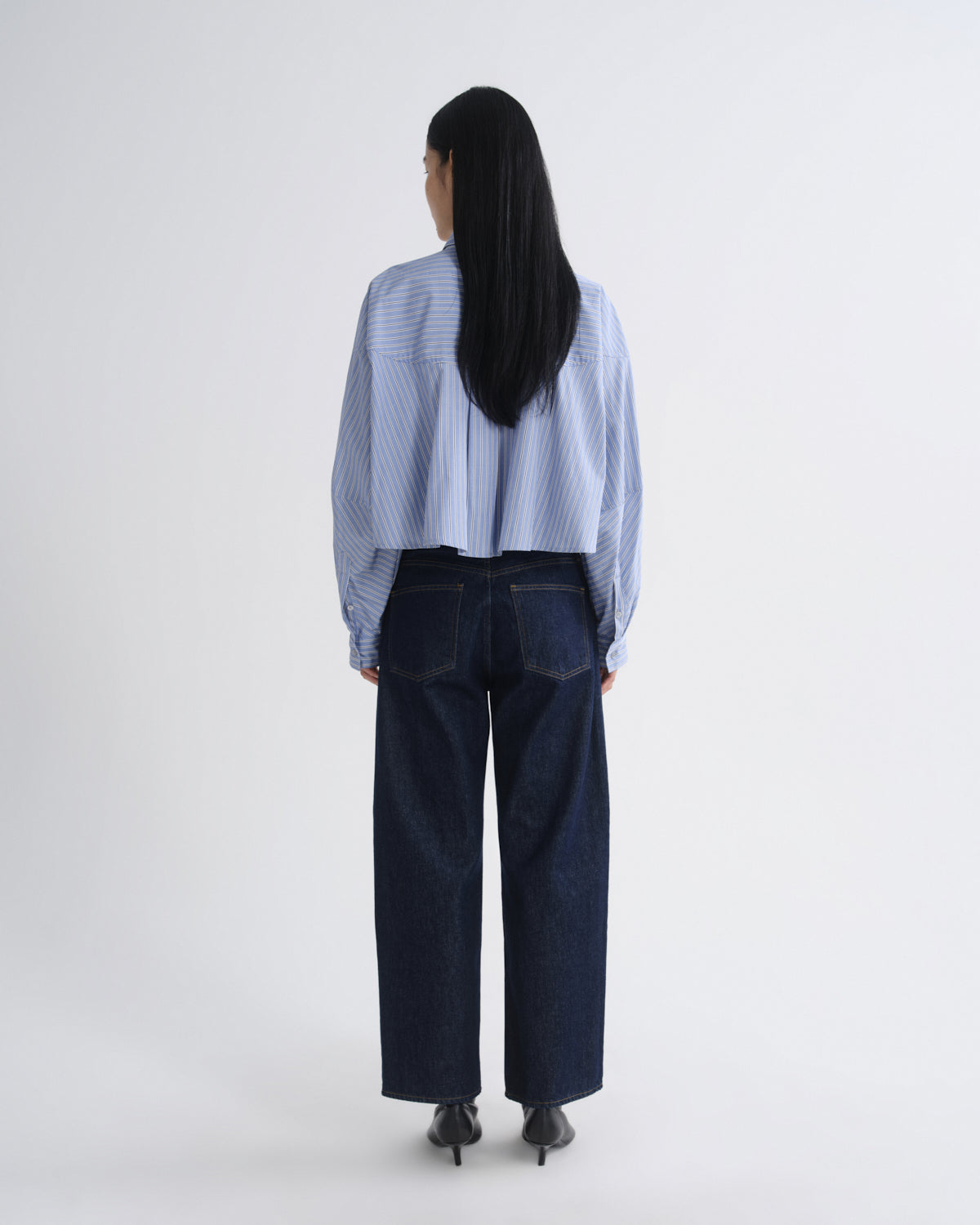 agolde-arc-jean-29-rinse-jeans-dunkel-indigo-damen image 2