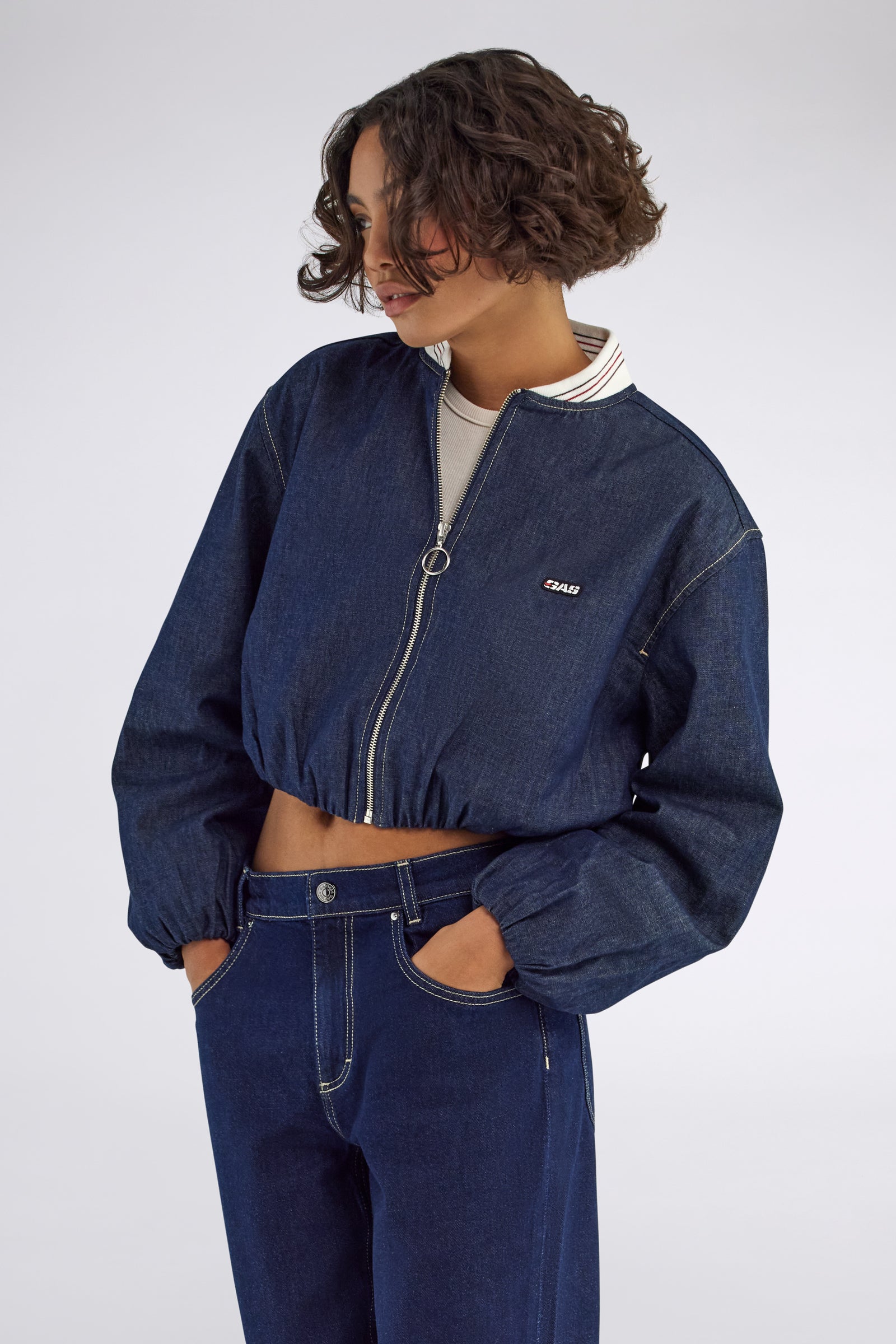 gas-ginni-bomber-10ro-jacke-damen-denim-indigo image 1