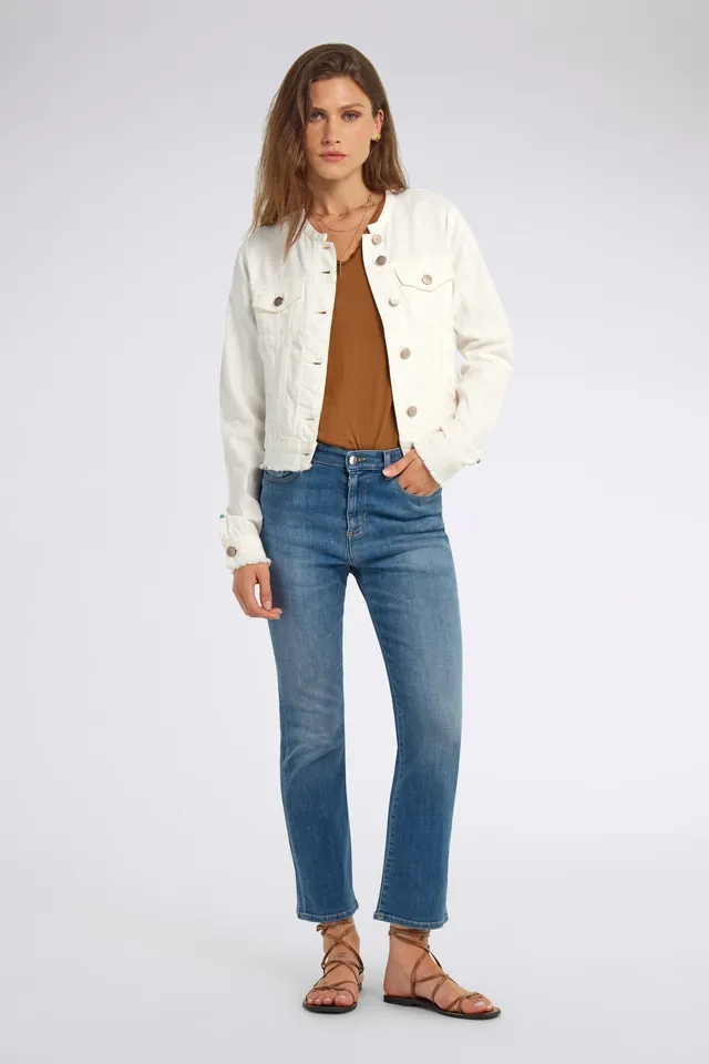 gas-star-crop-flare-68mm-skinny-jeans-damen-stone-wash image 1