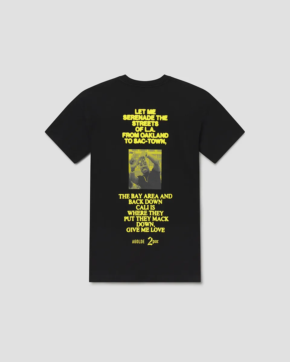 agolde-x-tupac-bay-area-t-shirt-schwarz-baumwolle image 1