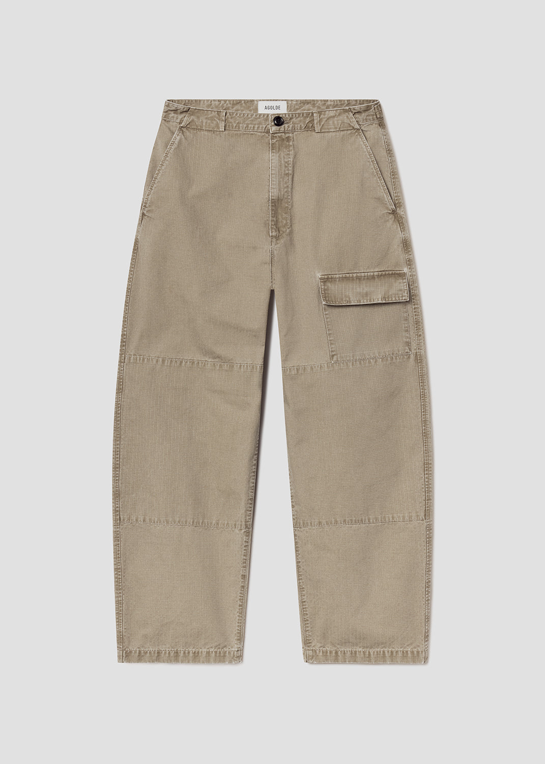 agolde-donohue-pant-hose-trail-herren-khaki-baumwolle image 5