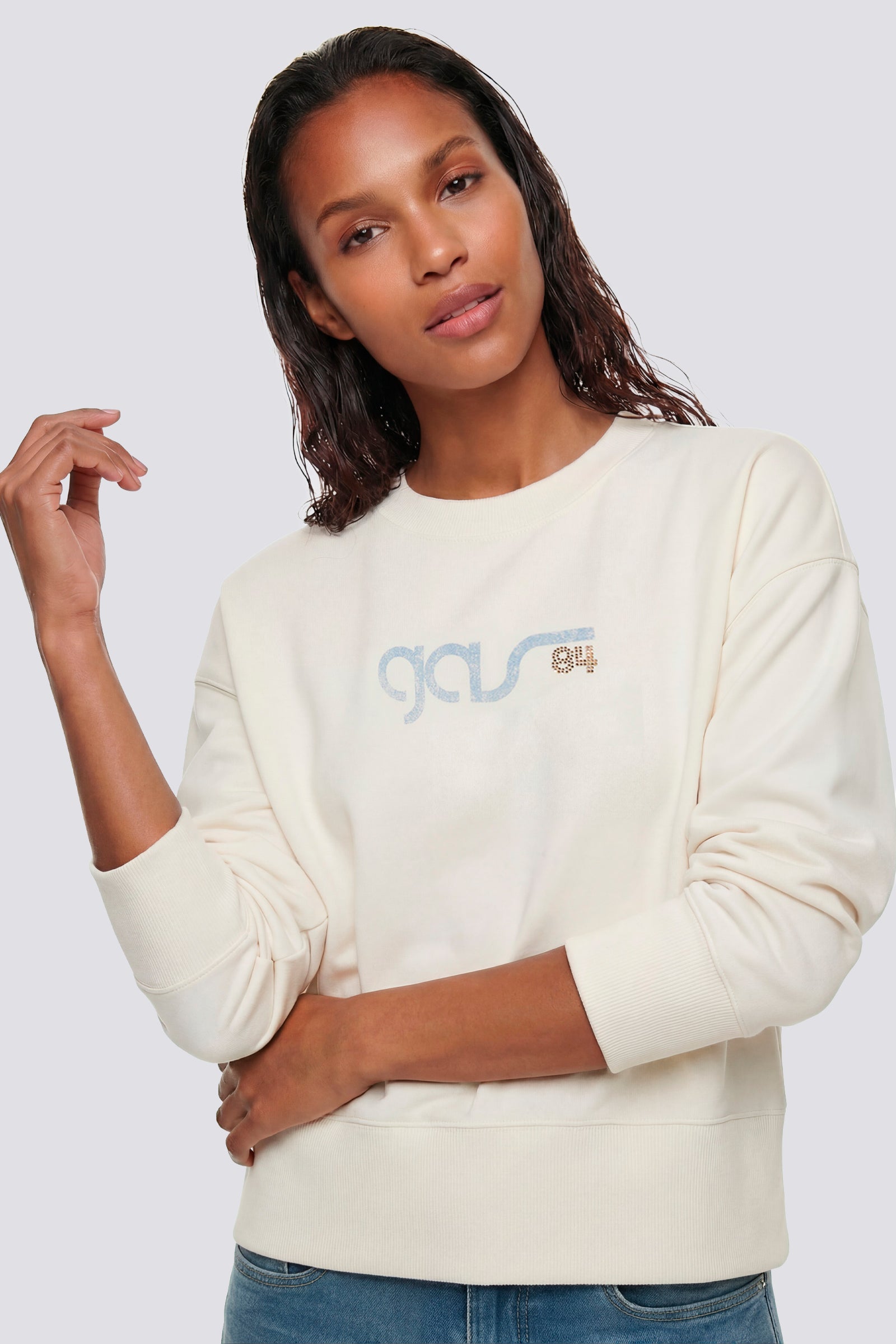gas-malys-new-gas-84-1029-sweatshirt-damen-strass image 1