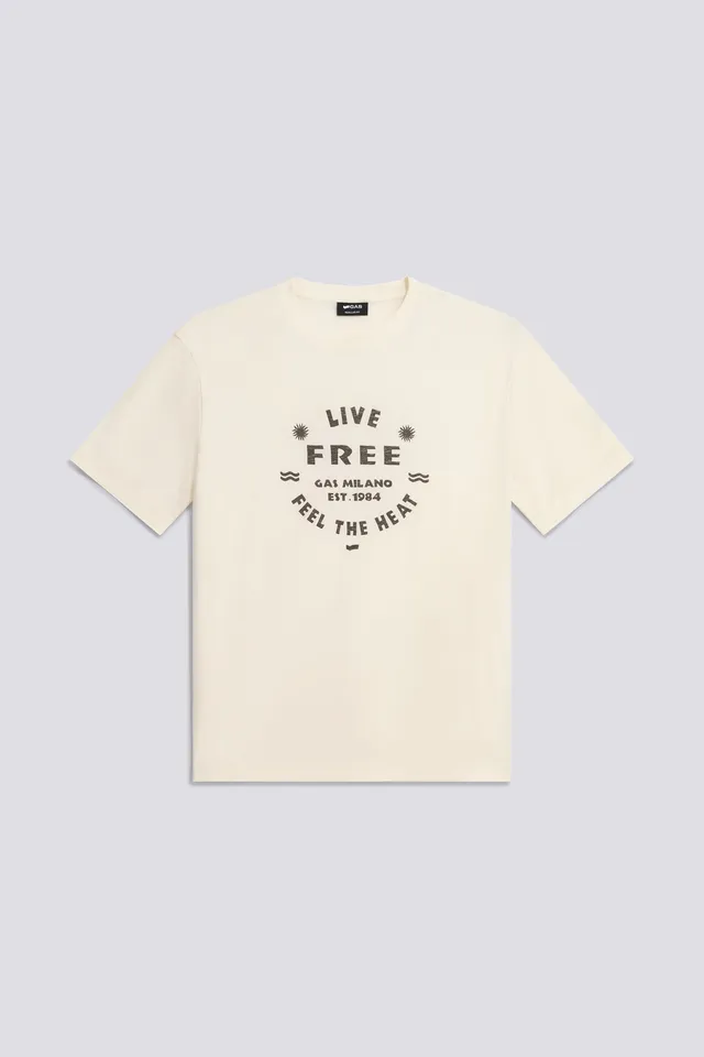 gas-dharis-live-1583-t-shirt-herren-regular-fit-baumwolle image 1